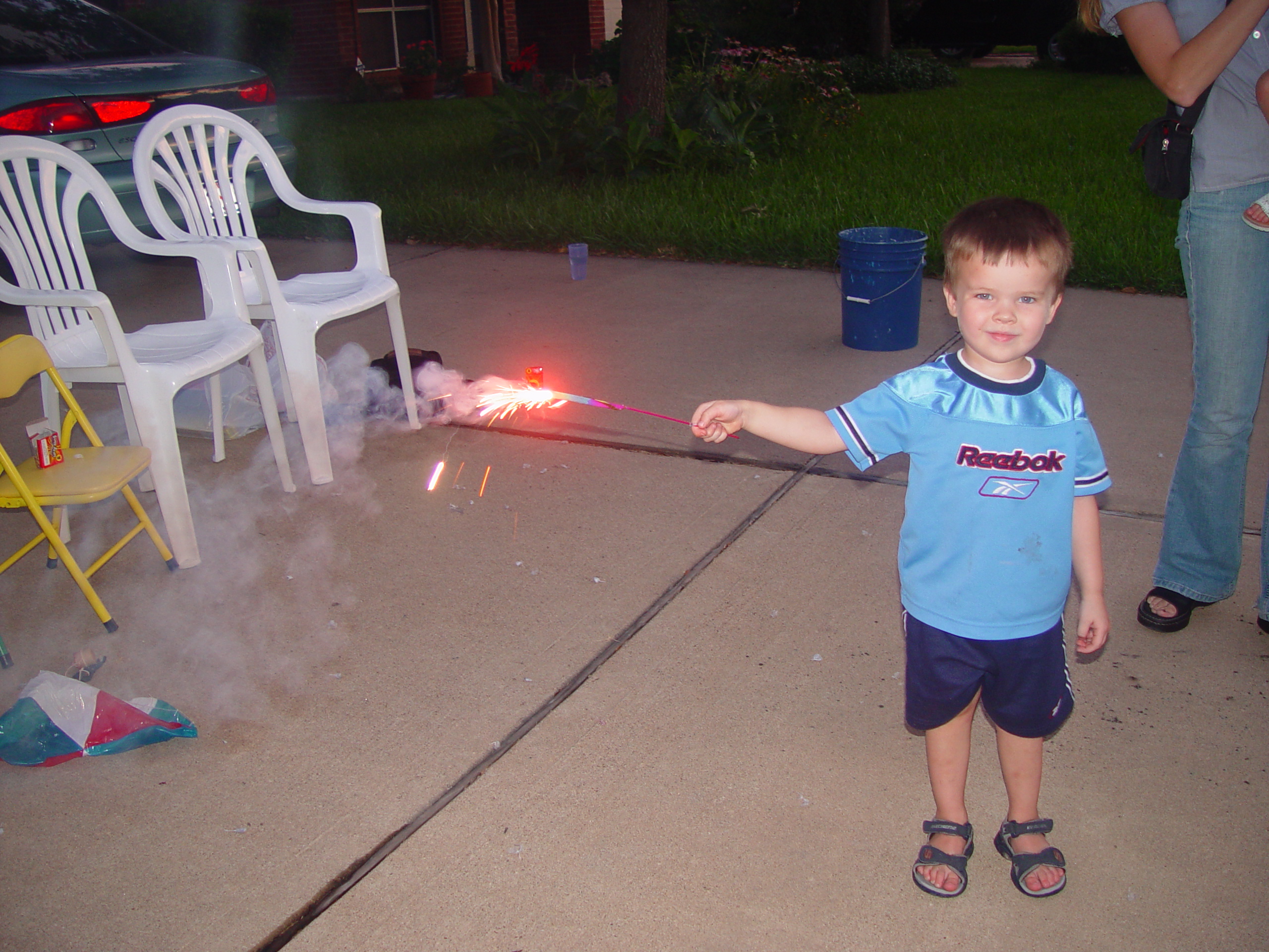 Celebrating July 4th by Lighting Some Texas Fireworks