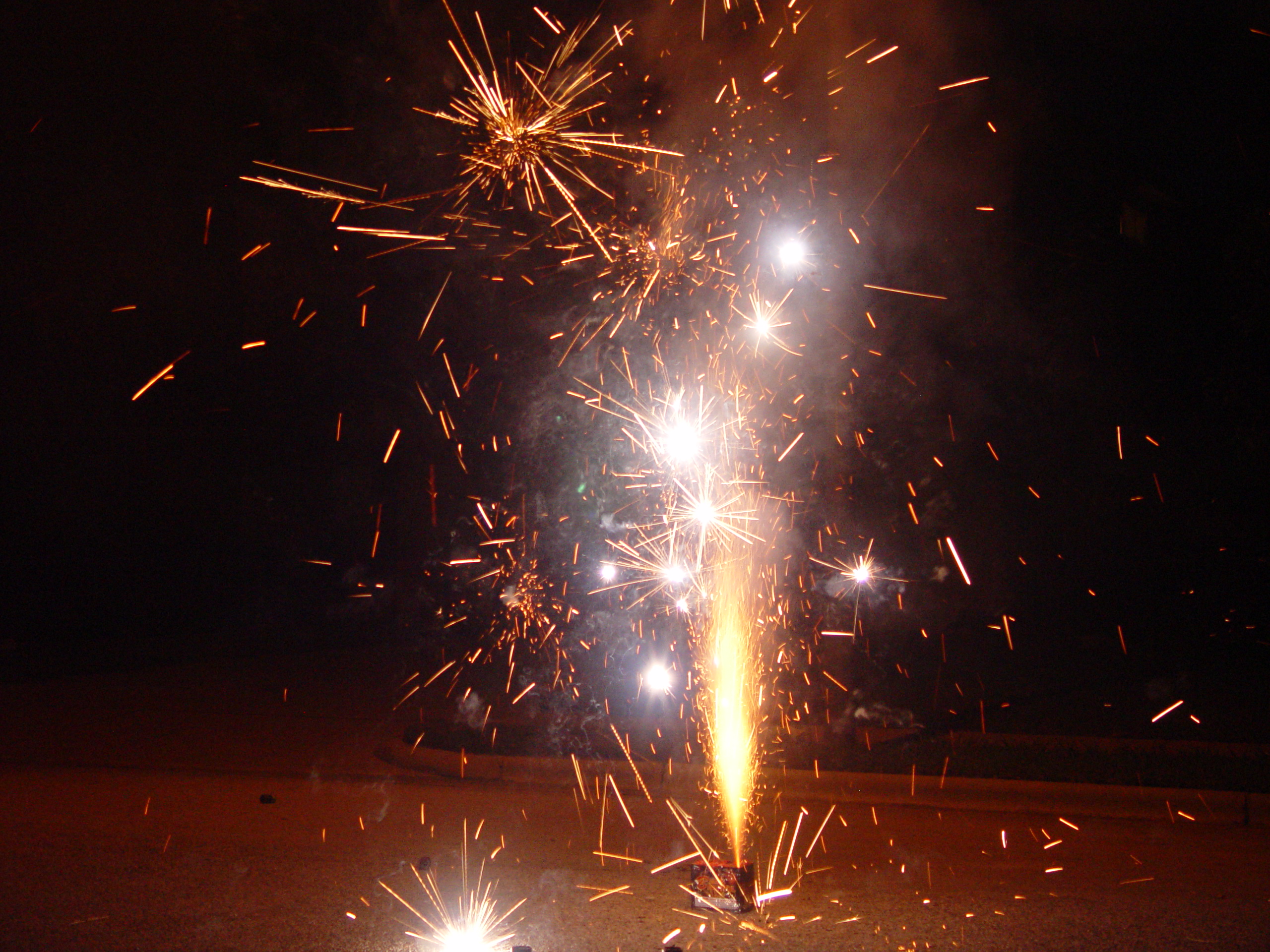 Celebrating July 4th by Lighting Some Texas Fireworks