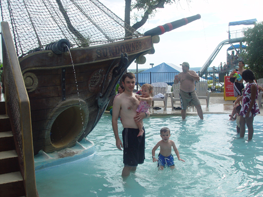 Zack Goes to Swimming Lessons, Playing in the Pool, Volente Beach