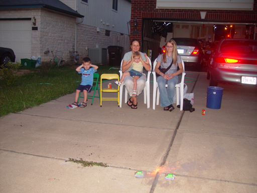 Celebrating July 4th by Lighting Some Texas Fireworks