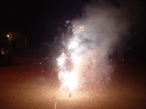 Celebrating July 4th by Lighting Some Texas Fireworks