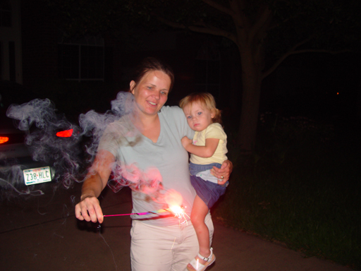 Celebrating July 4th by Lighting Some Texas Fireworks