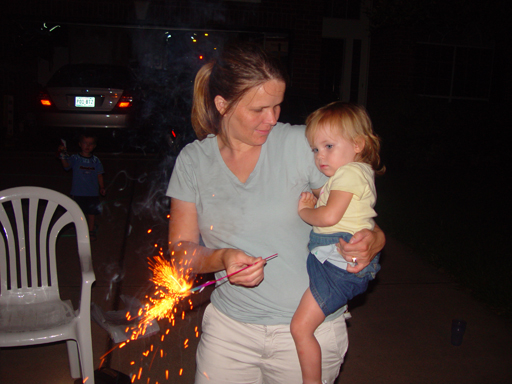 Celebrating July 4th by Lighting Some Texas Fireworks