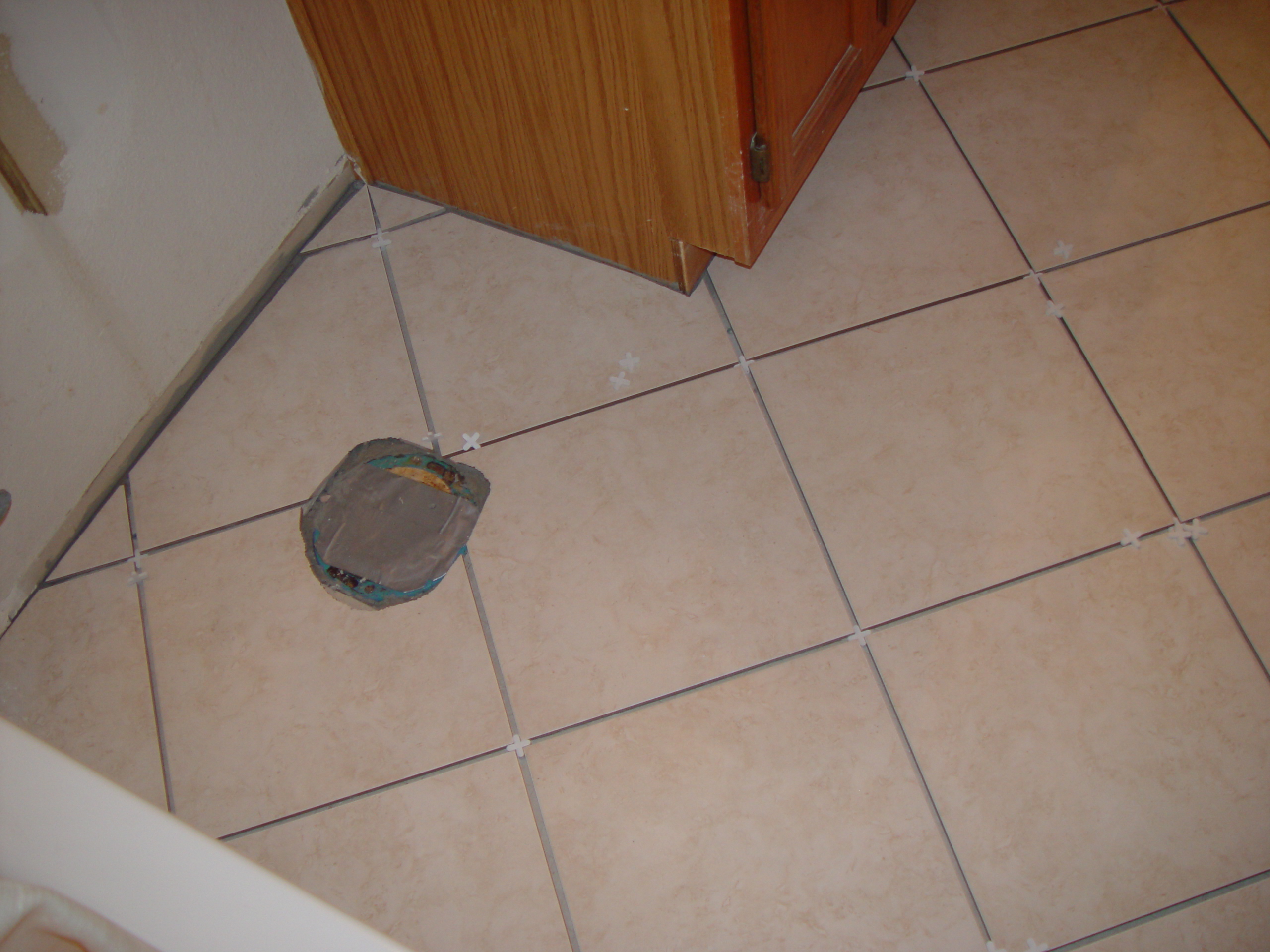 Tiling the Upstairs Bathroom