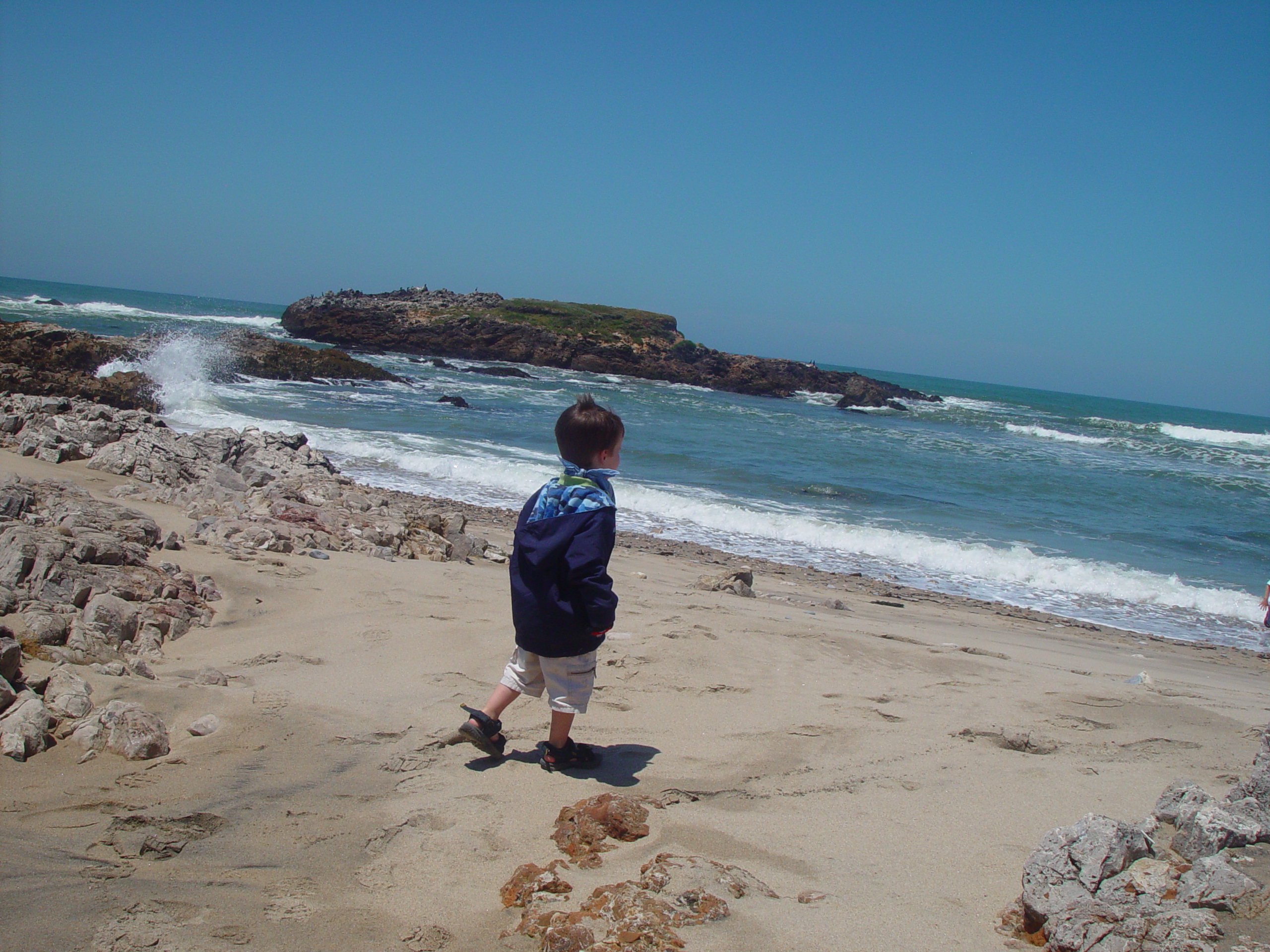 Visiting Grandma & Grandpa Palmer - Castro Valley, California (Half Moon Bay, Cyclops, BART, J.D.'s Blueberry Pancakes)