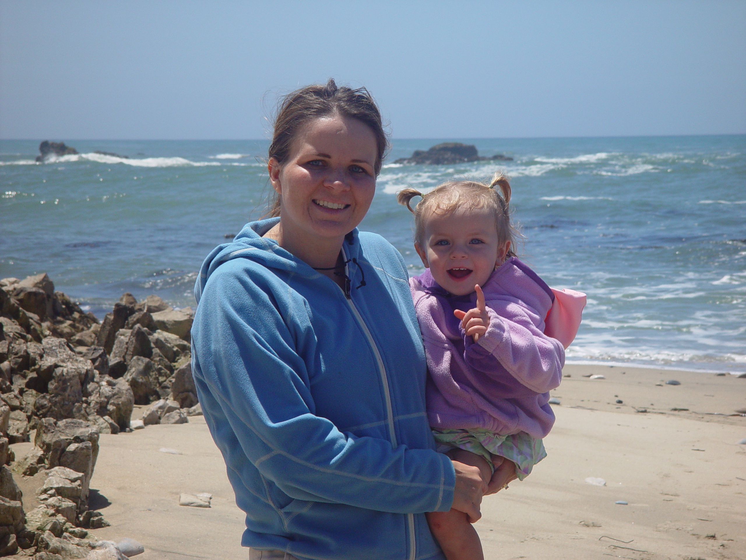 Visiting Grandma & Grandpa Palmer - Castro Valley, California (Half Moon Bay, Cyclops, BART, J.D.'s Blueberry Pancakes)