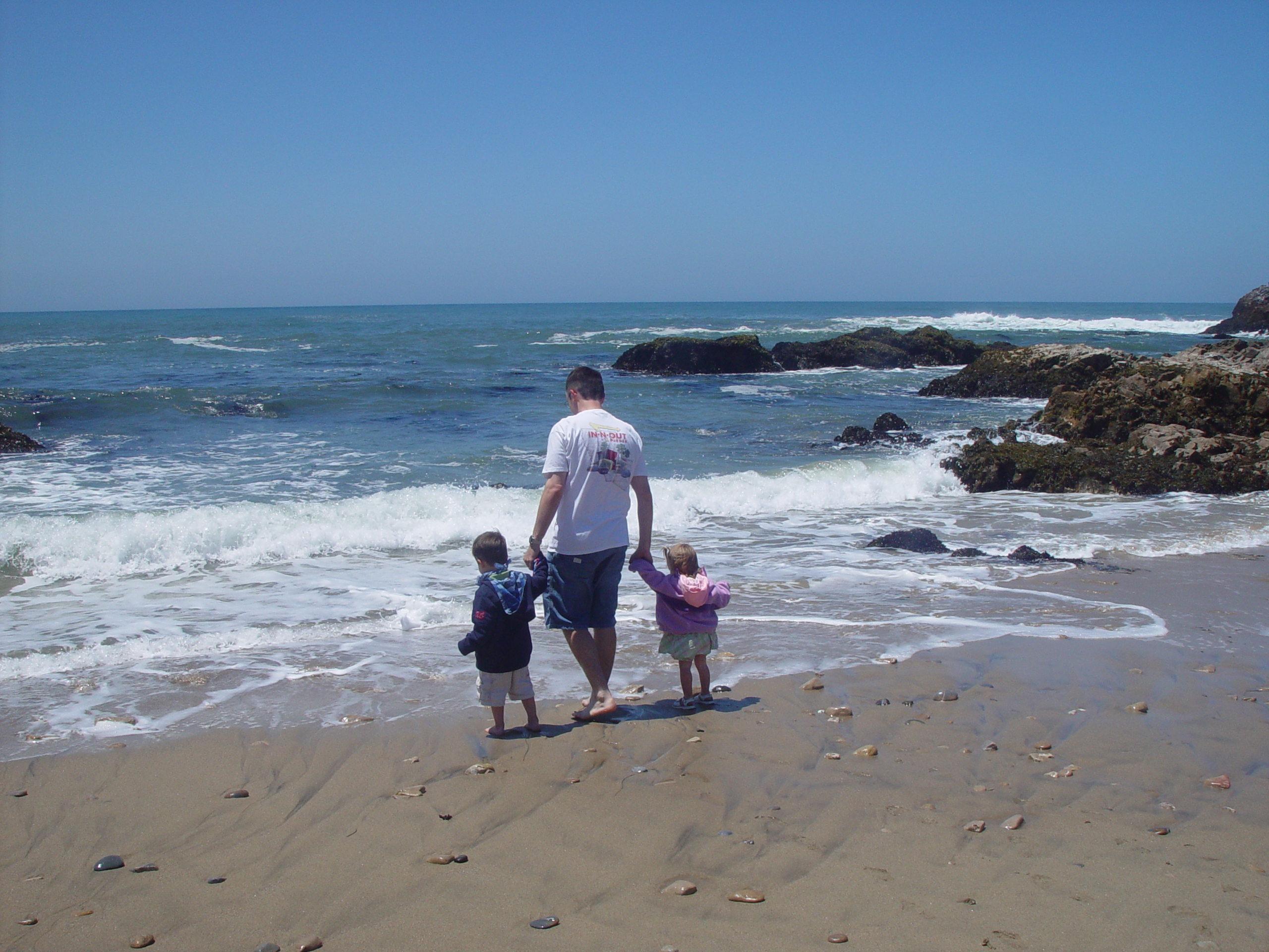 Visiting Grandma & Grandpa Palmer - Castro Valley, California (Half Moon Bay, Cyclops, BART, J.D.'s Blueberry Pancakes)