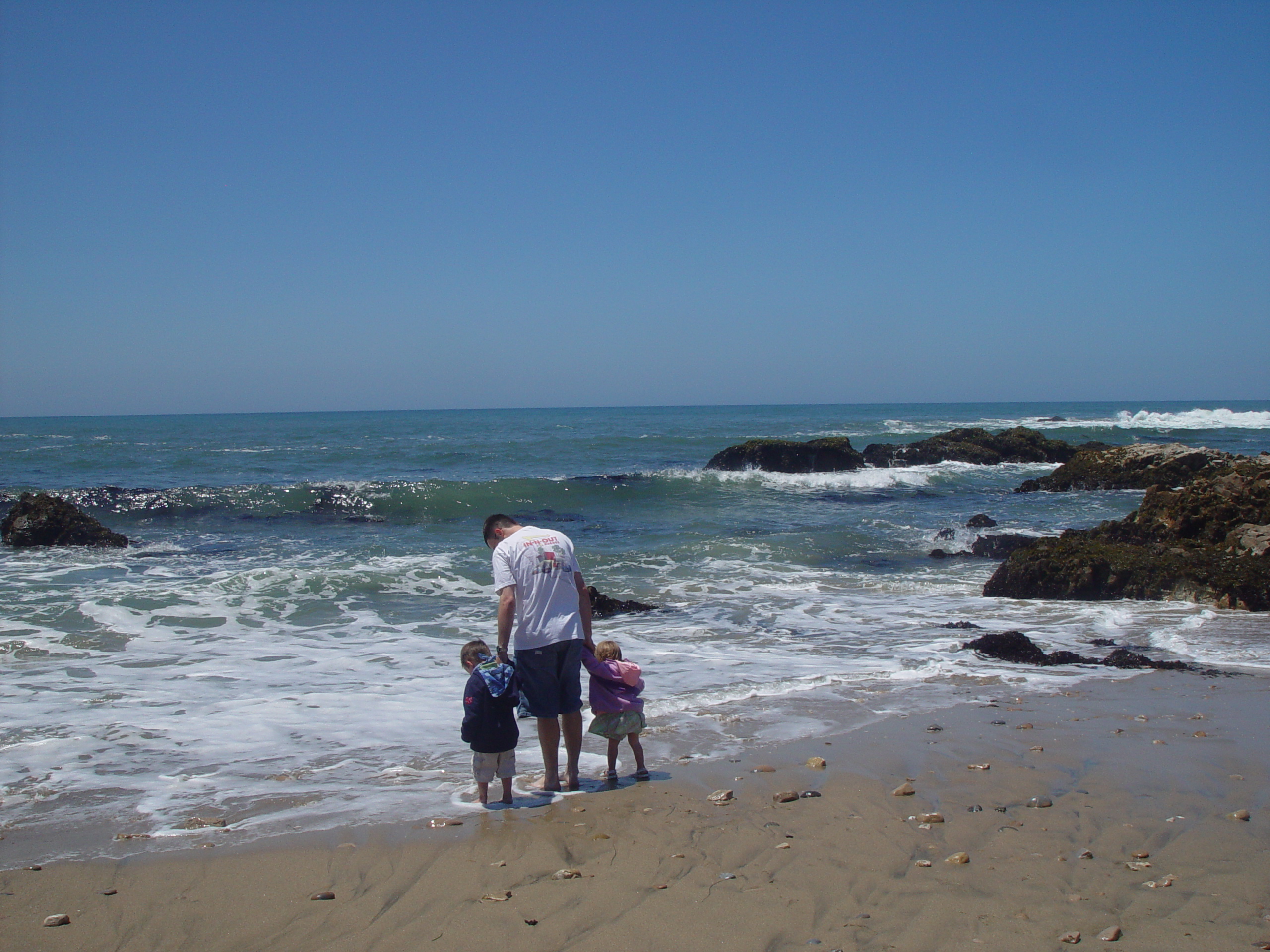Visiting Grandma & Grandpa Palmer - Castro Valley, California (Half Moon Bay, Cyclops, BART, J.D.'s Blueberry Pancakes)