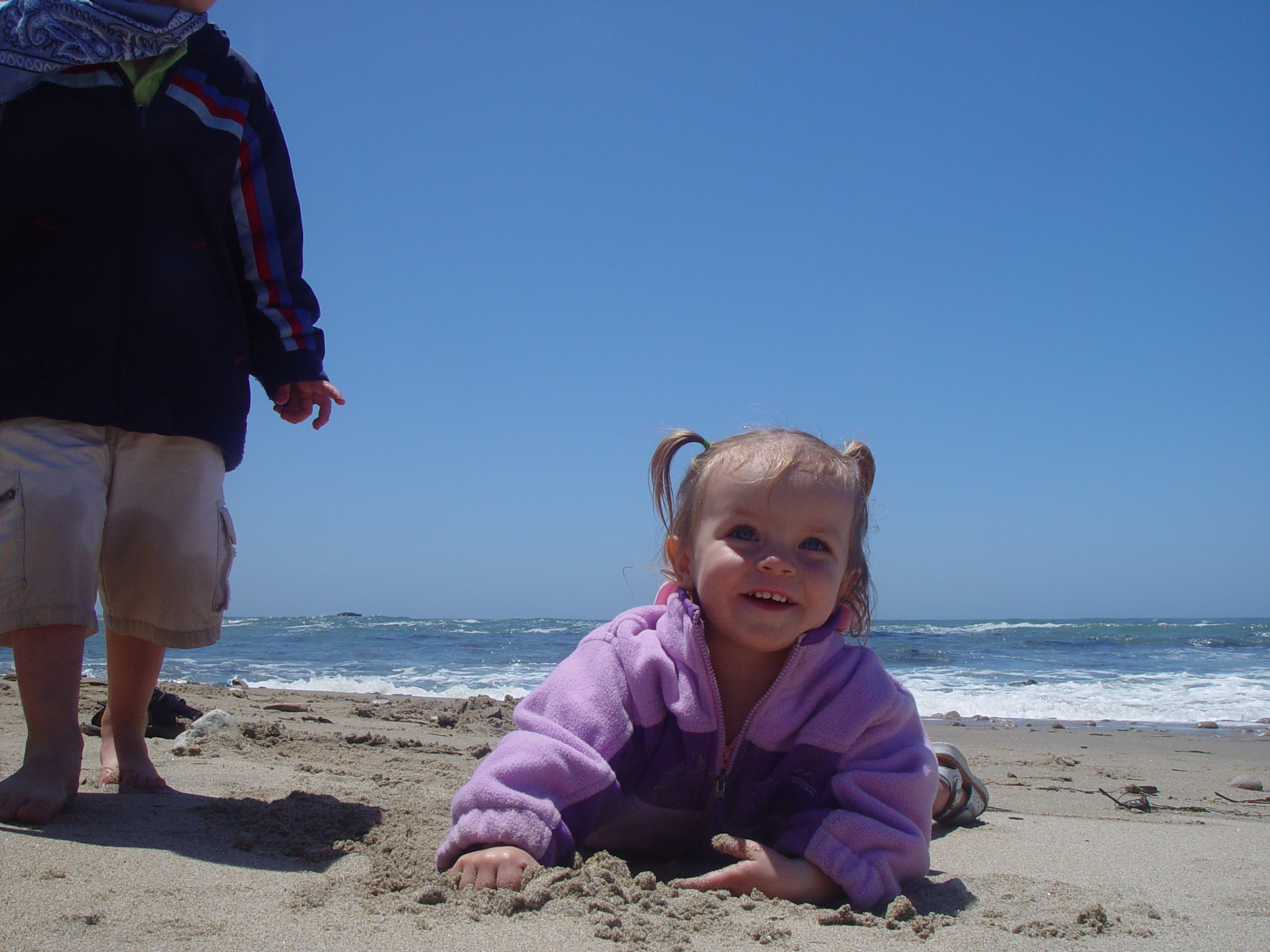 Visiting Grandma & Grandpa Palmer - Castro Valley, California (Half Moon Bay, Cyclops, BART, J.D.'s Blueberry Pancakes)
