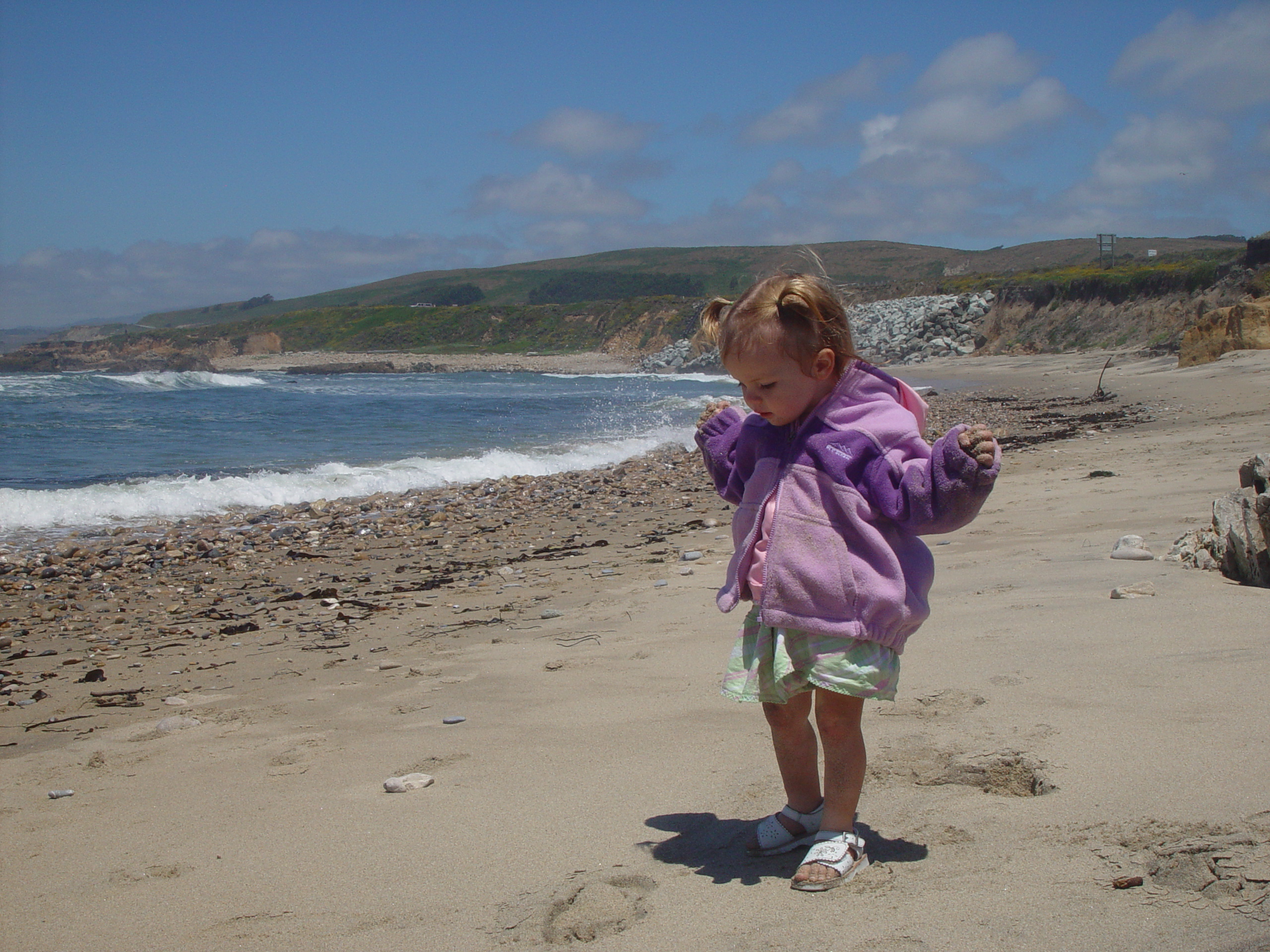 Visiting Grandma & Grandpa Palmer - Castro Valley, California (Half Moon Bay, Cyclops, BART, J.D.'s Blueberry Pancakes)
