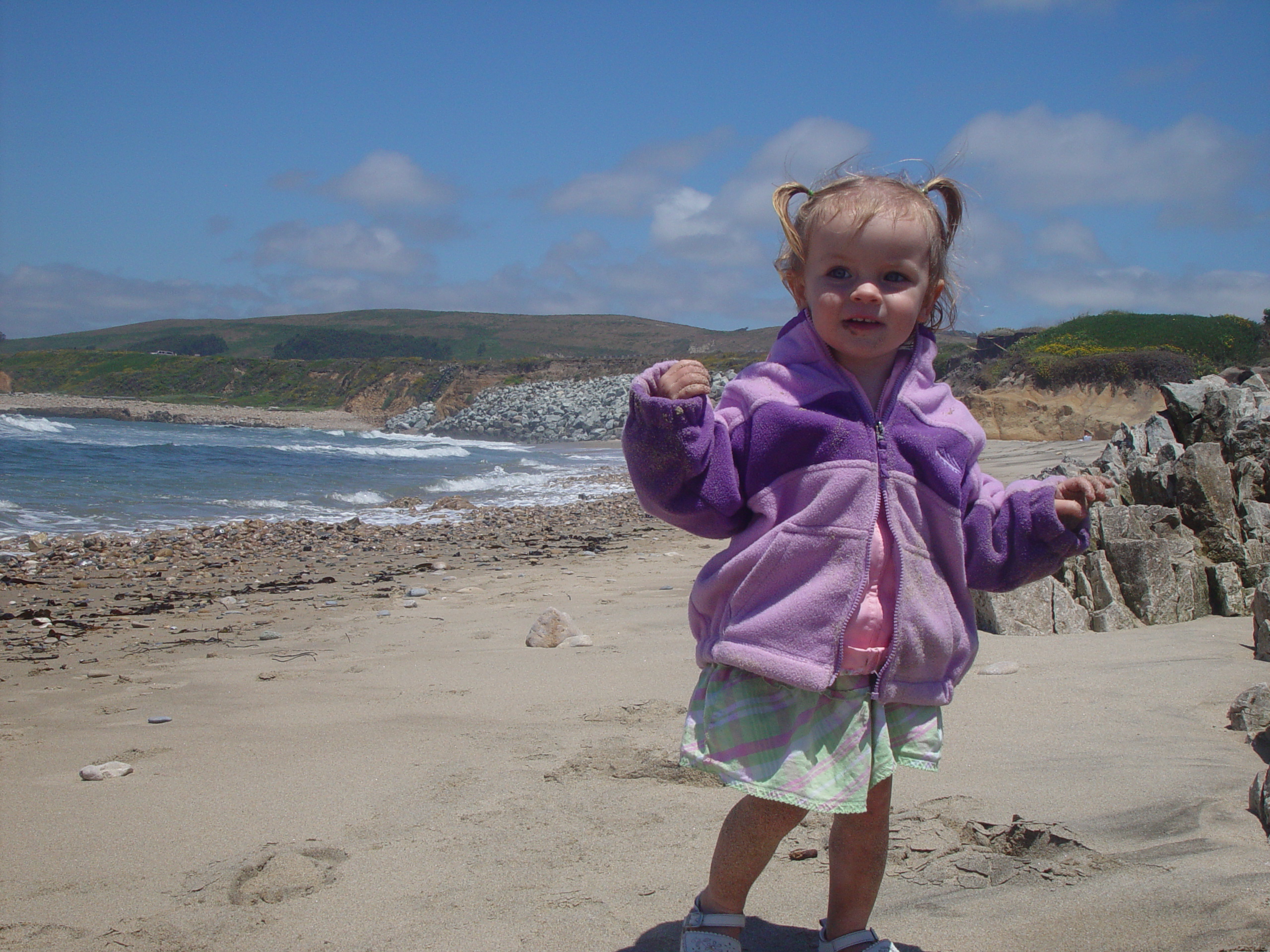 Visiting Grandma & Grandpa Palmer - Castro Valley, California (Half Moon Bay, Cyclops, BART, J.D.'s Blueberry Pancakes)