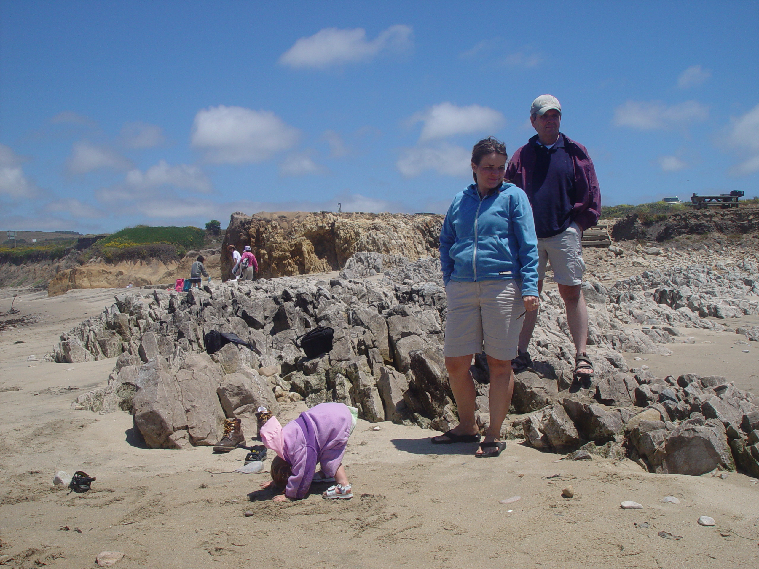 Visiting Grandma & Grandpa Palmer - Castro Valley, California (Half Moon Bay, Cyclops, BART, J.D.'s Blueberry Pancakes)