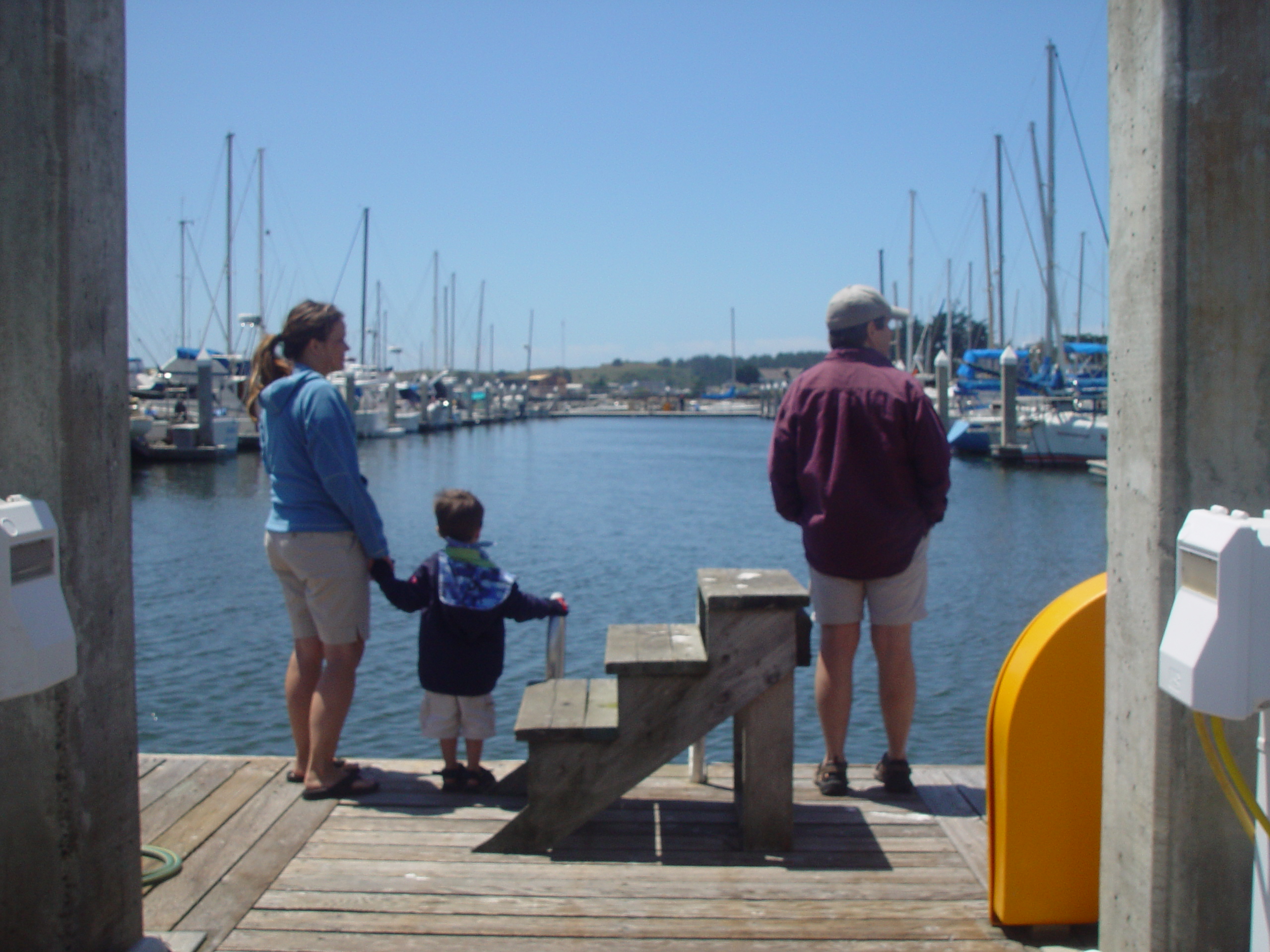 Visiting Grandma & Grandpa Palmer - Castro Valley, California (Half Moon Bay, Cyclops, BART, J.D.'s Blueberry Pancakes)