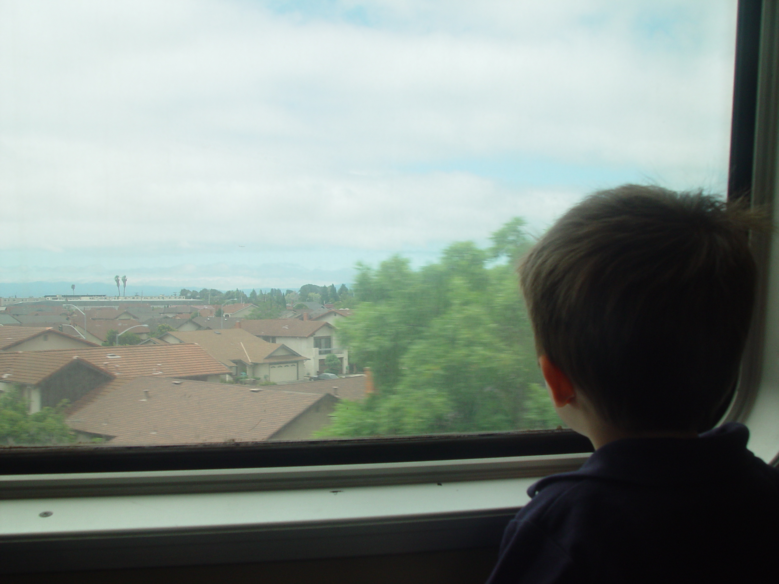 Visiting Grandma & Grandpa Palmer - Castro Valley, California (Half Moon Bay, Cyclops, BART, J.D.'s Blueberry Pancakes)