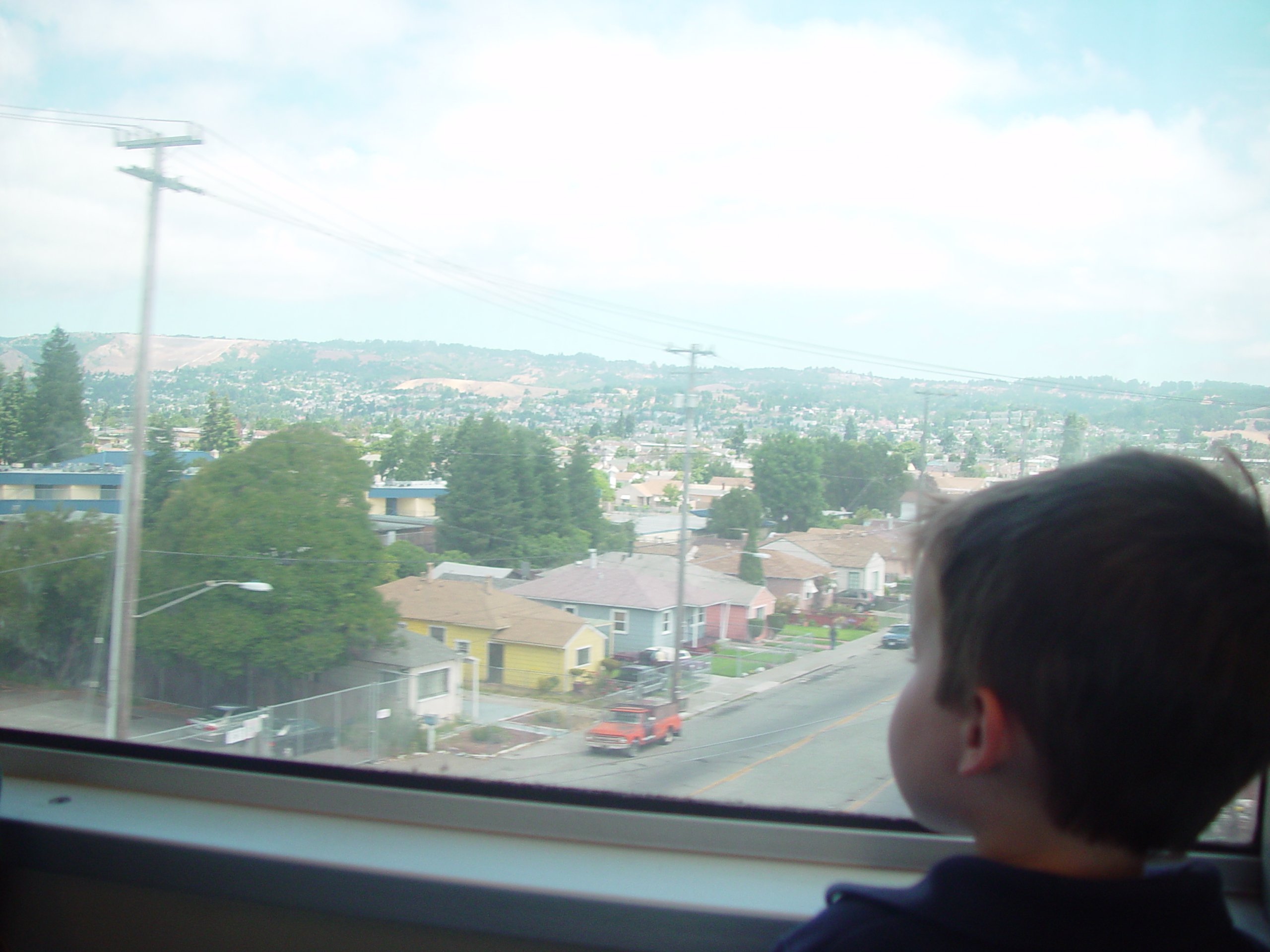 Visiting Grandma & Grandpa Palmer - Castro Valley, California (Half Moon Bay, Cyclops, BART, J.D.'s Blueberry Pancakes)