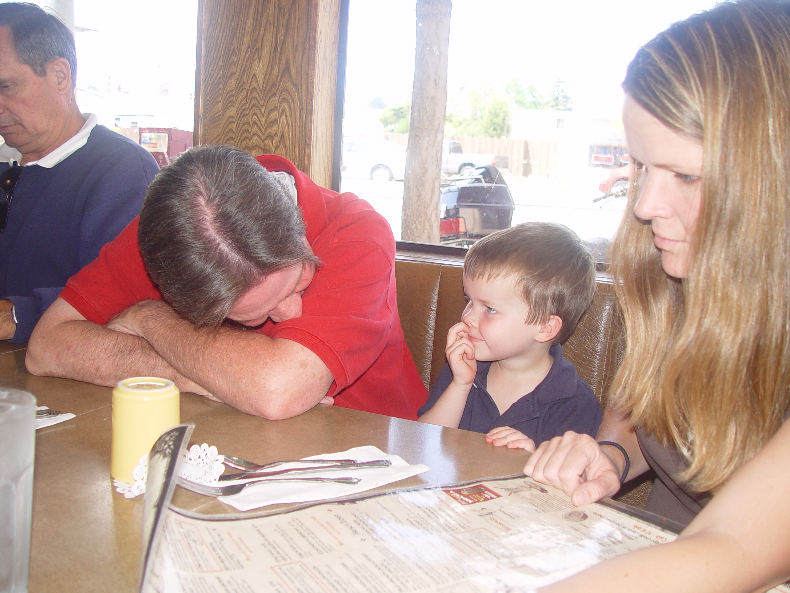 Visiting Grandma & Grandpa Palmer - Castro Valley, California (Half Moon Bay, Cyclops, BART, J.D.'s Blueberry Pancakes)