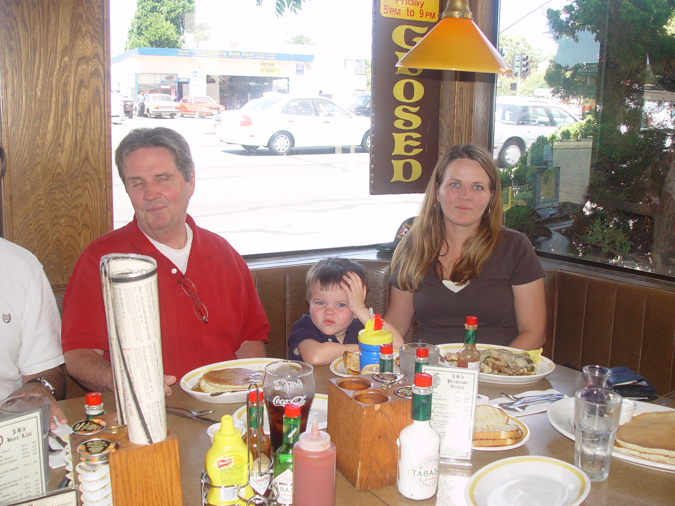 Visiting Grandma & Grandpa Palmer - Castro Valley, California (Half Moon Bay, Cyclops, BART, J.D.'s Blueberry Pancakes)