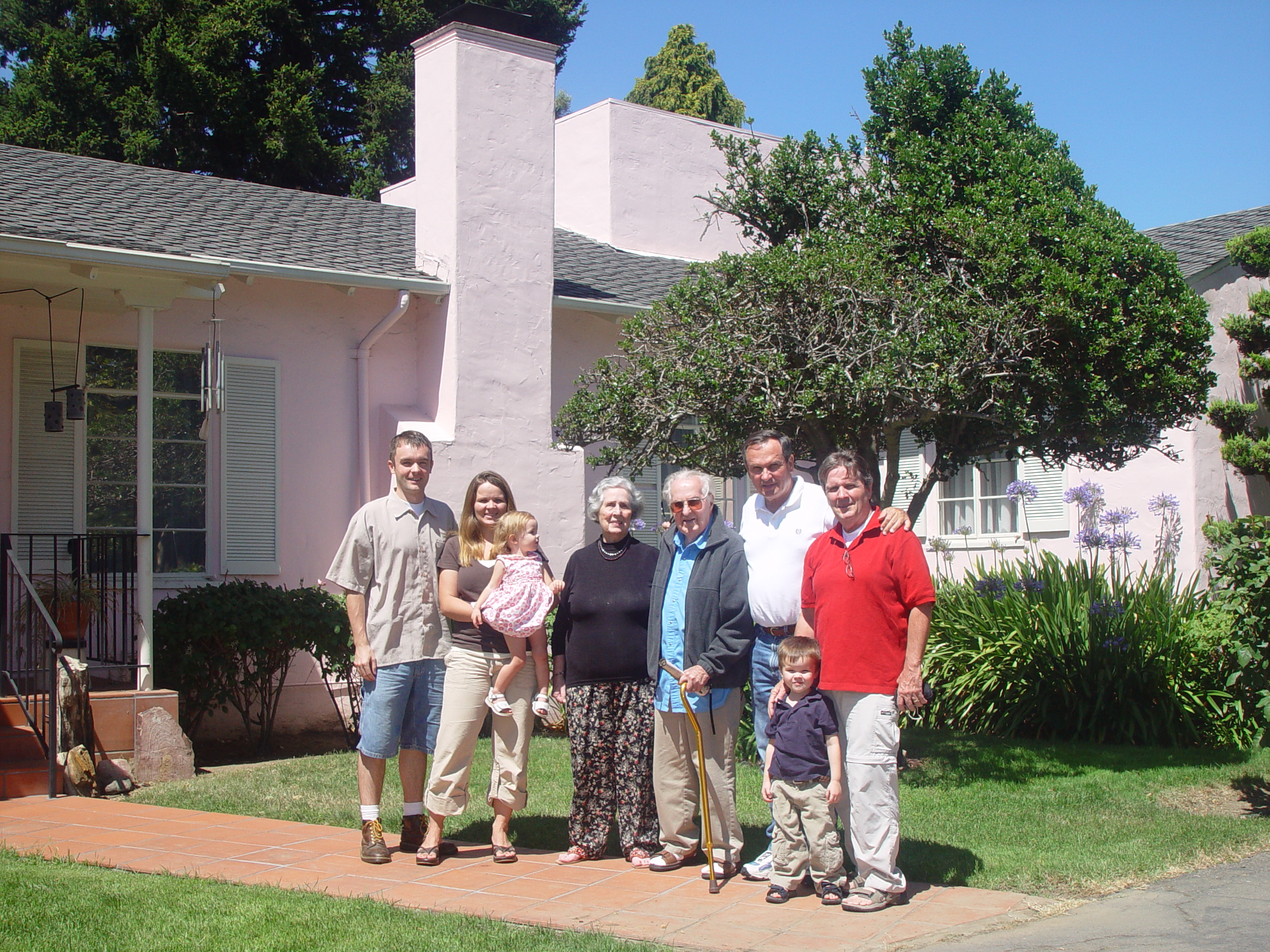 Visiting Grandma & Grandpa Palmer - Castro Valley, California (Half Moon Bay, Cyclops, BART, J.D.'s Blueberry Pancakes)