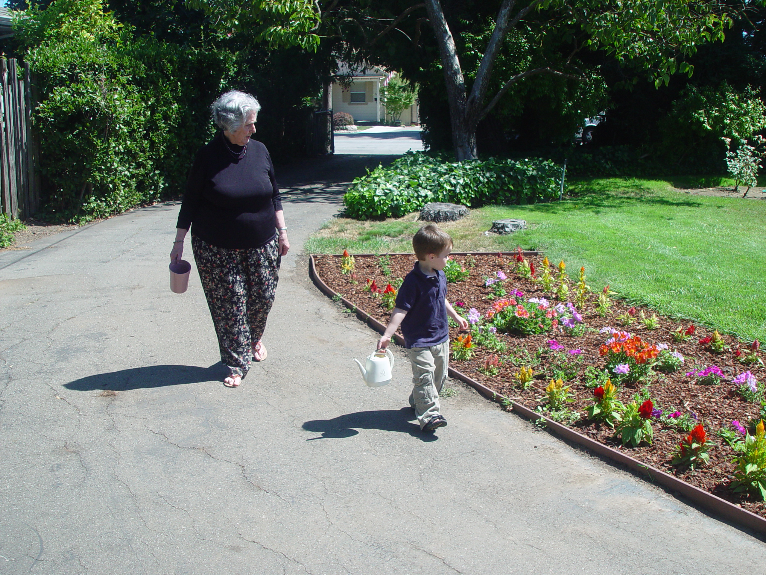 Visiting Grandma & Grandpa Palmer - Castro Valley, California (Half Moon Bay, Cyclops, BART, J.D.'s Blueberry Pancakes)