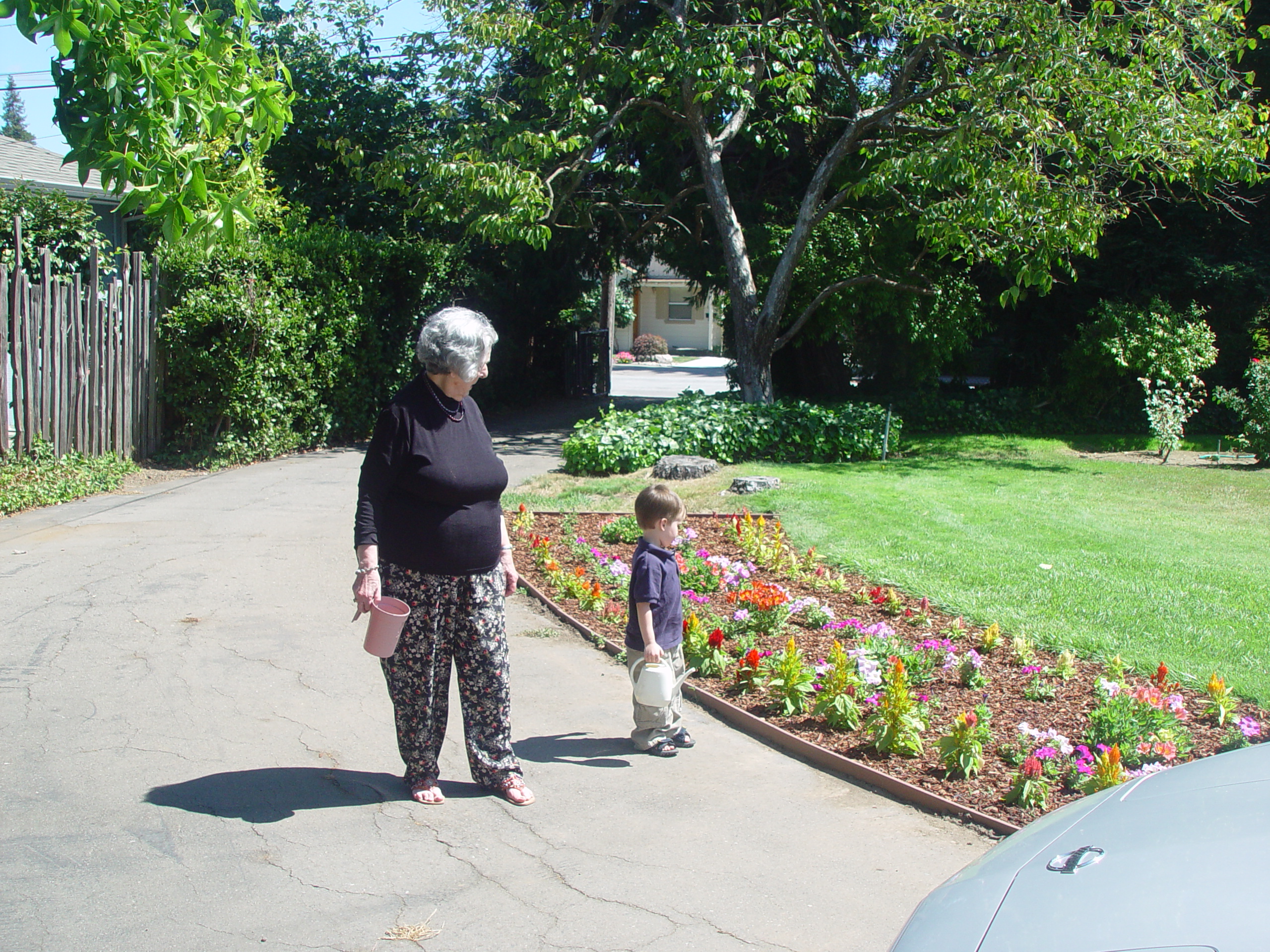 Visiting Grandma & Grandpa Palmer - Castro Valley, California (Half Moon Bay, Cyclops, BART, J.D.'s Blueberry Pancakes)