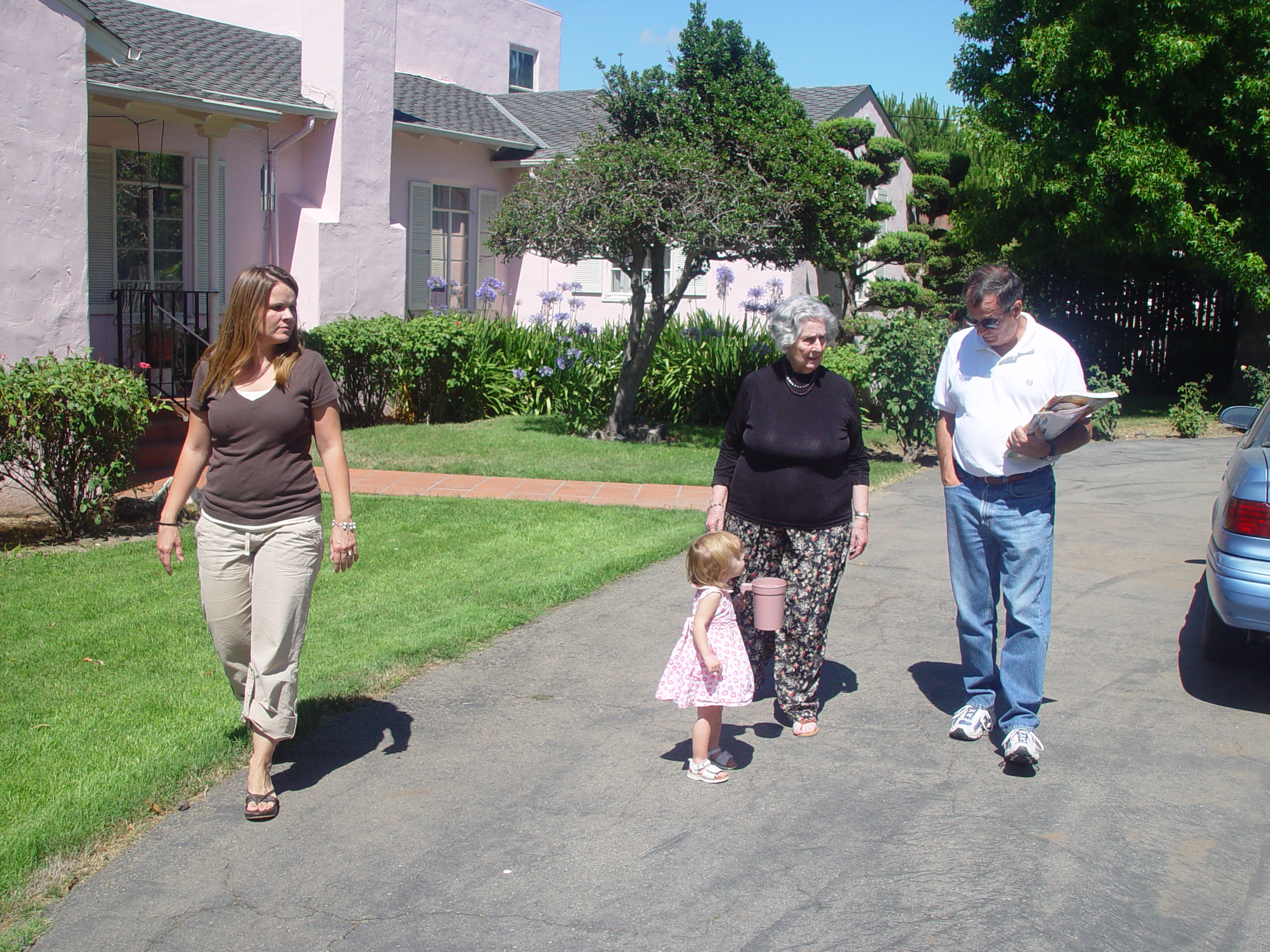 Visiting Grandma & Grandpa Palmer - Castro Valley, California (Half Moon Bay, Cyclops, BART, J.D.'s Blueberry Pancakes)