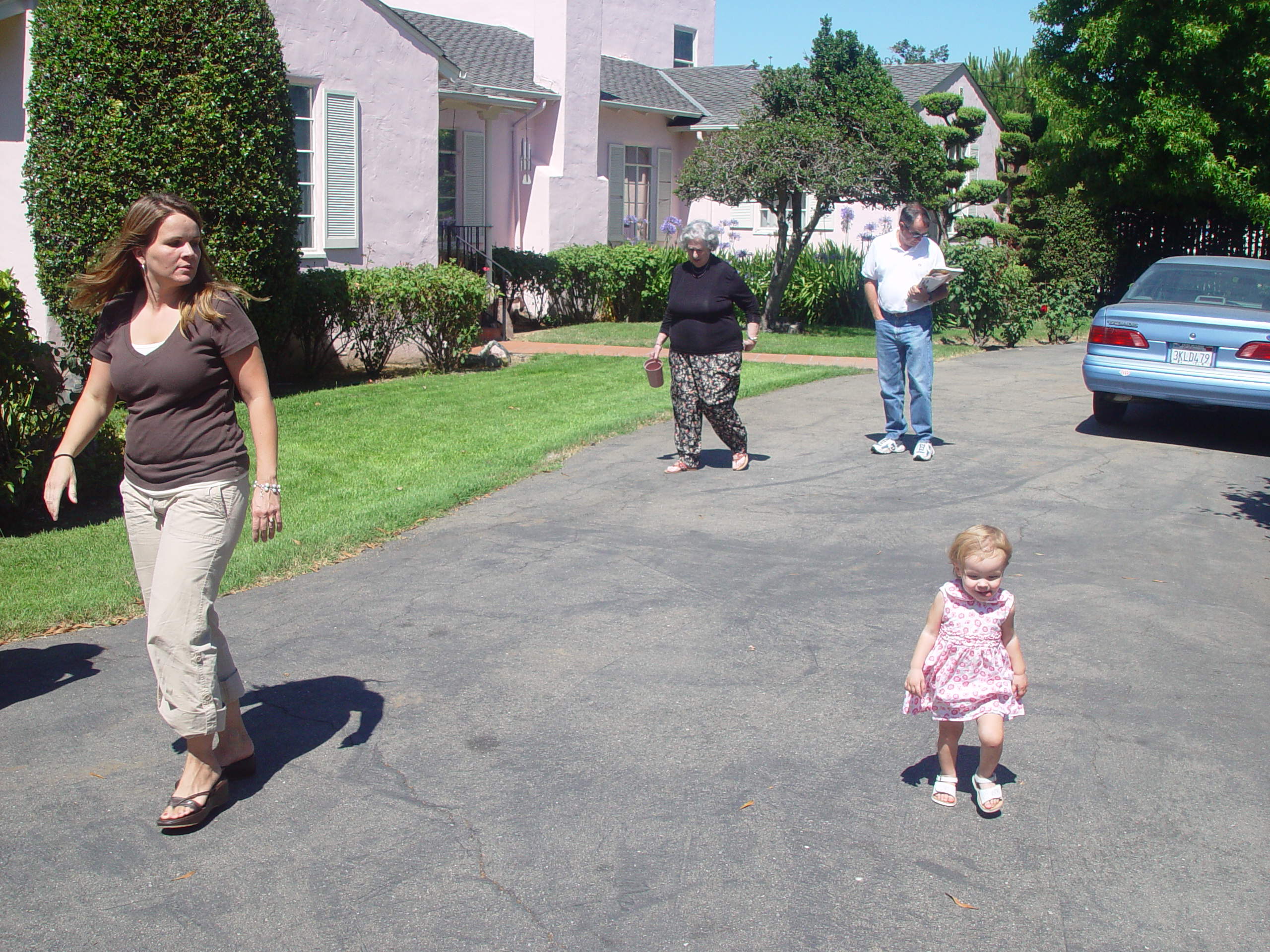 Visiting Grandma & Grandpa Palmer - Castro Valley, California (Half Moon Bay, Cyclops, BART, J.D.'s Blueberry Pancakes)