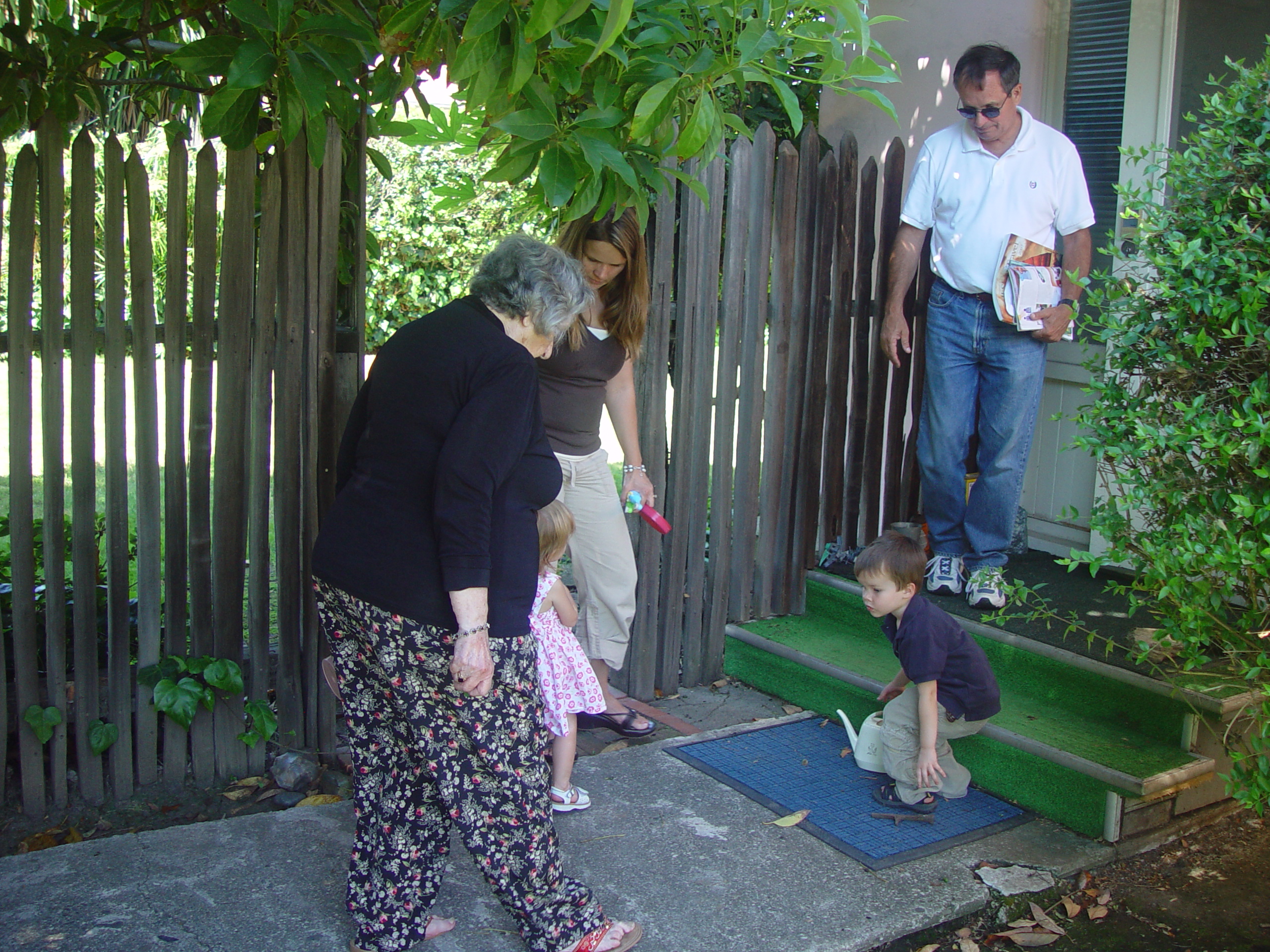 Visiting Grandma & Grandpa Palmer - Castro Valley, California (Half Moon Bay, Cyclops, BART, J.D.'s Blueberry Pancakes)