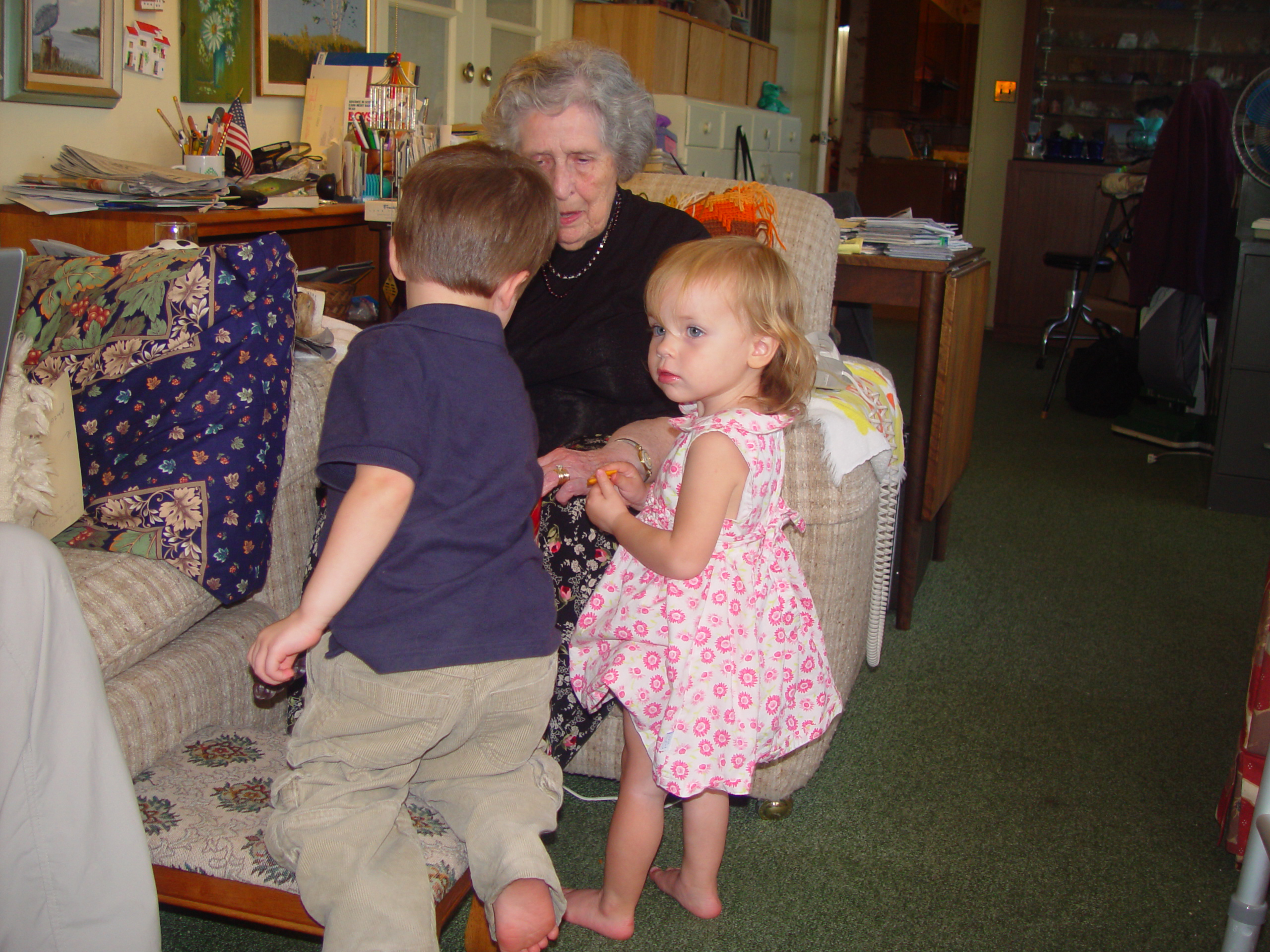 Visiting Grandma & Grandpa Palmer - Castro Valley, California (Half Moon Bay, Cyclops, BART, J.D.'s Blueberry Pancakes)
