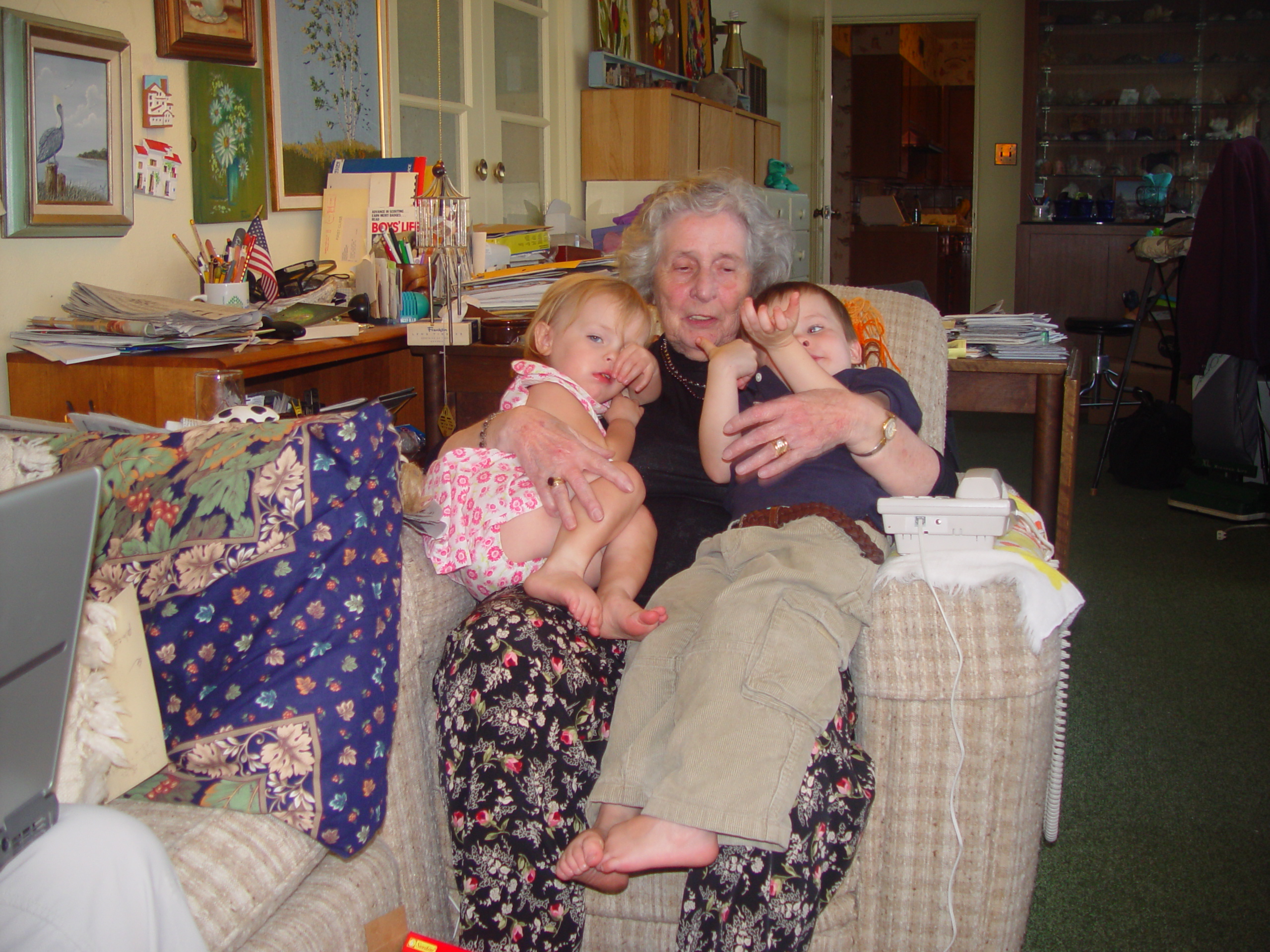 Visiting Grandma & Grandpa Palmer - Castro Valley, California (Half Moon Bay, Cyclops, BART, J.D.'s Blueberry Pancakes)