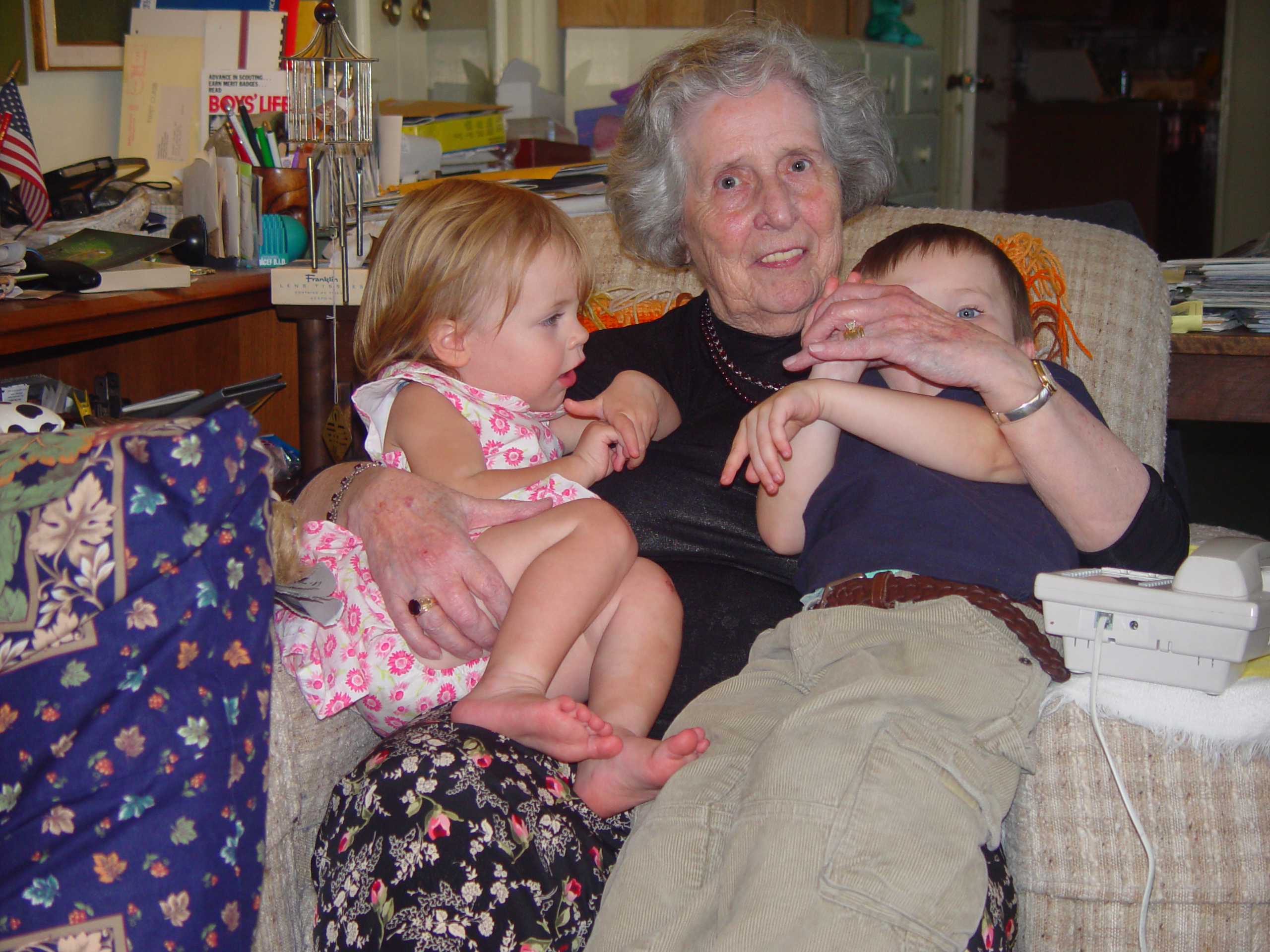 Visiting Grandma & Grandpa Palmer - Castro Valley, California (Half Moon Bay, Cyclops, BART, J.D.'s Blueberry Pancakes)
