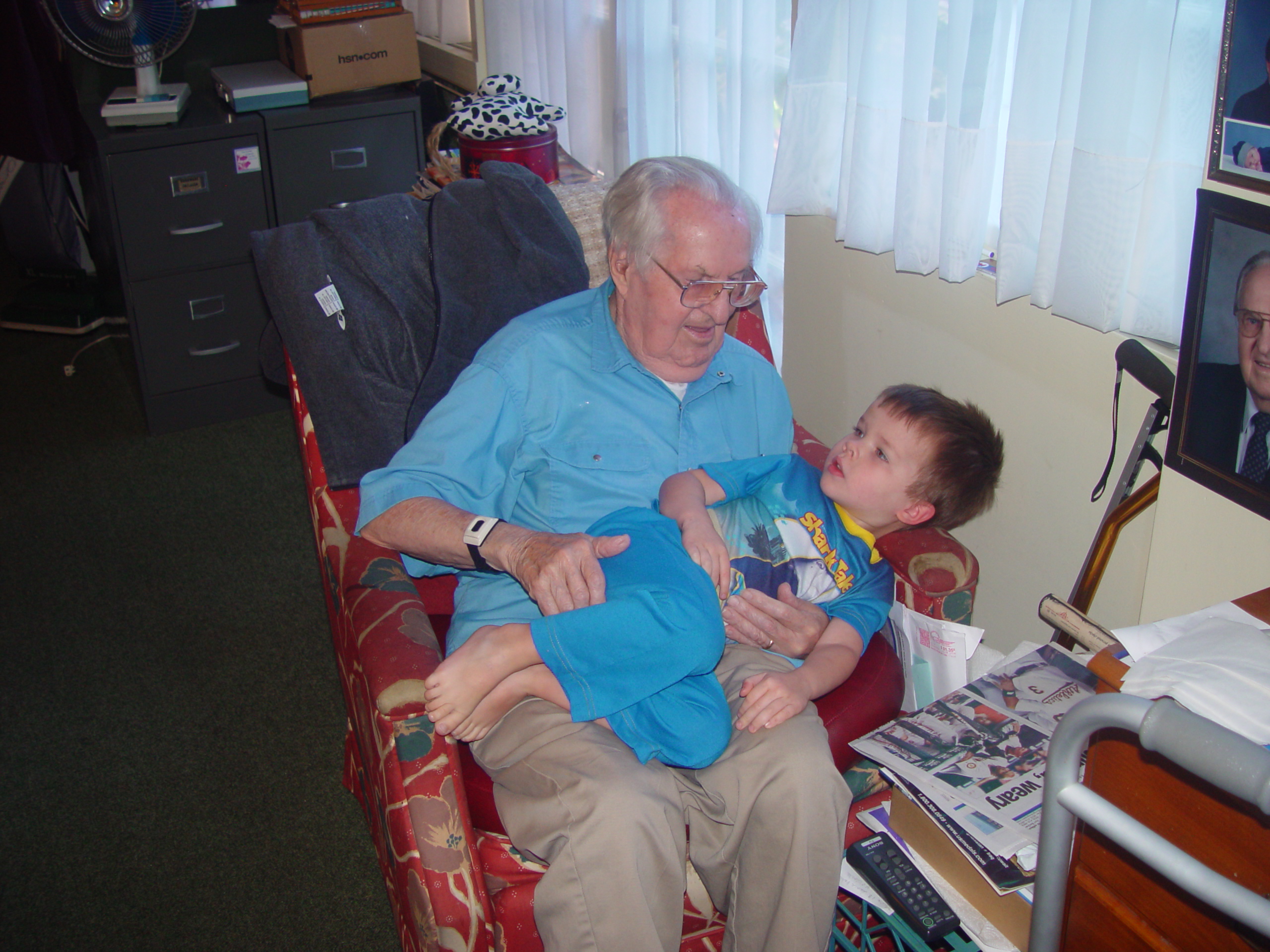 Visiting Grandma & Grandpa Palmer - Castro Valley, California (Half Moon Bay, Cyclops, BART, J.D.'s Blueberry Pancakes)