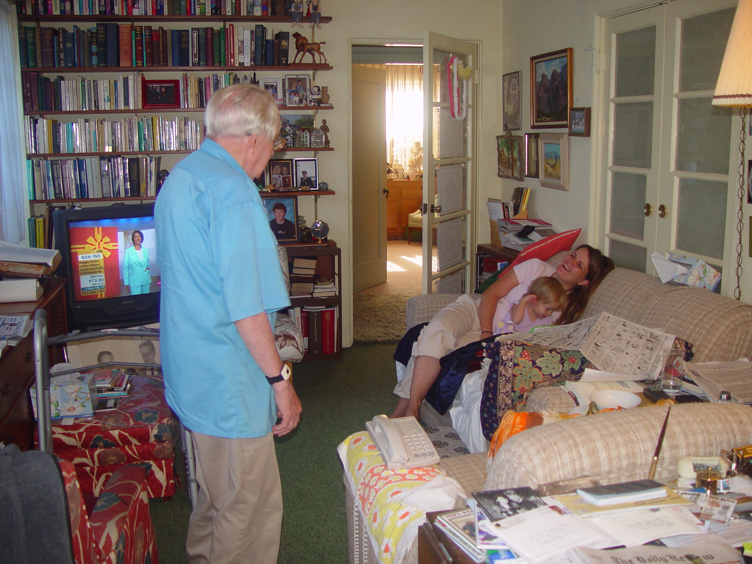 Visiting Grandma & Grandpa Palmer - Castro Valley, California (Half Moon Bay, Cyclops, BART, J.D.'s Blueberry Pancakes)