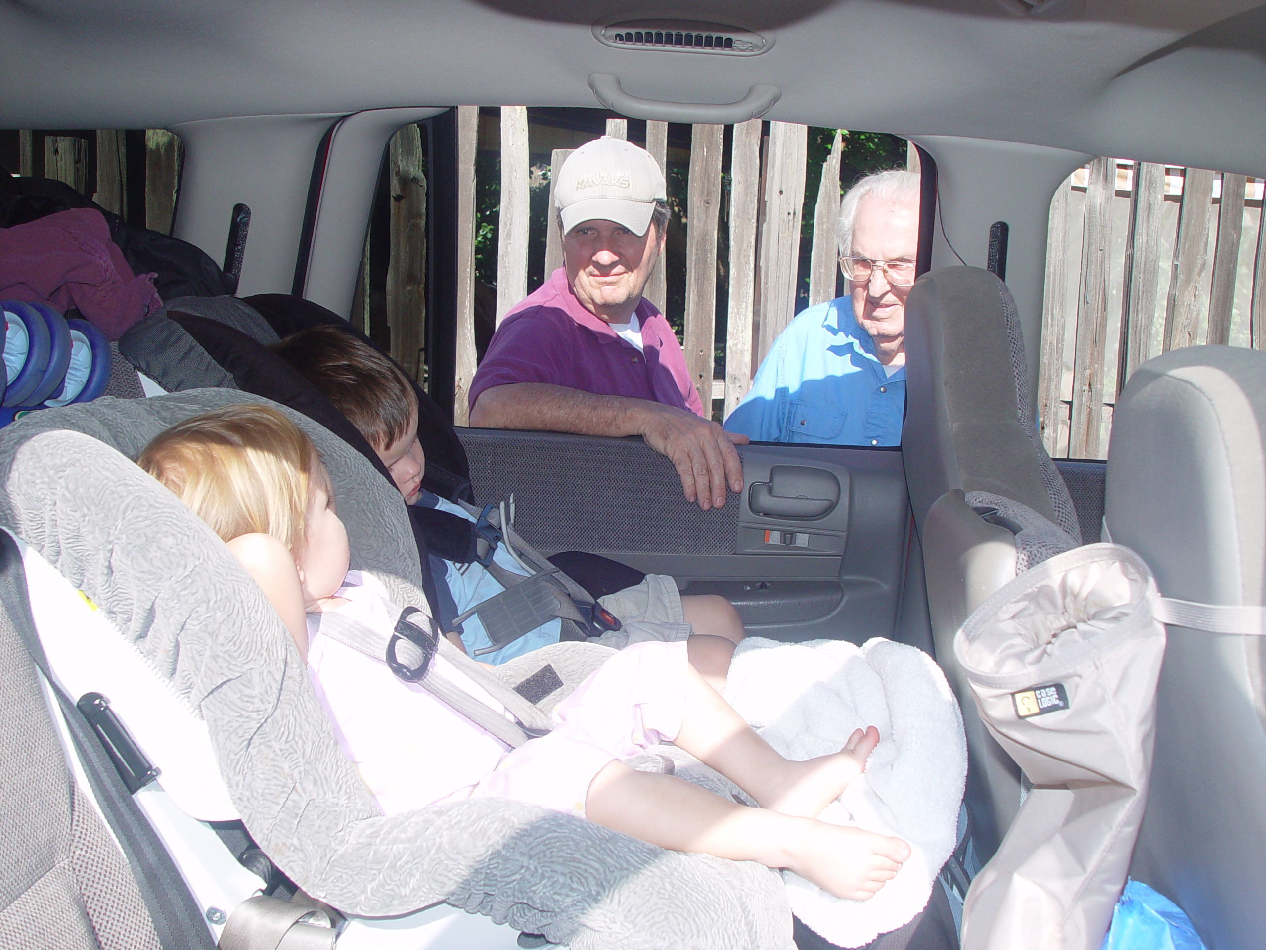 Visiting Grandma & Grandpa Palmer - Castro Valley, California (Half Moon Bay, Cyclops, BART, J.D.'s Blueberry Pancakes)