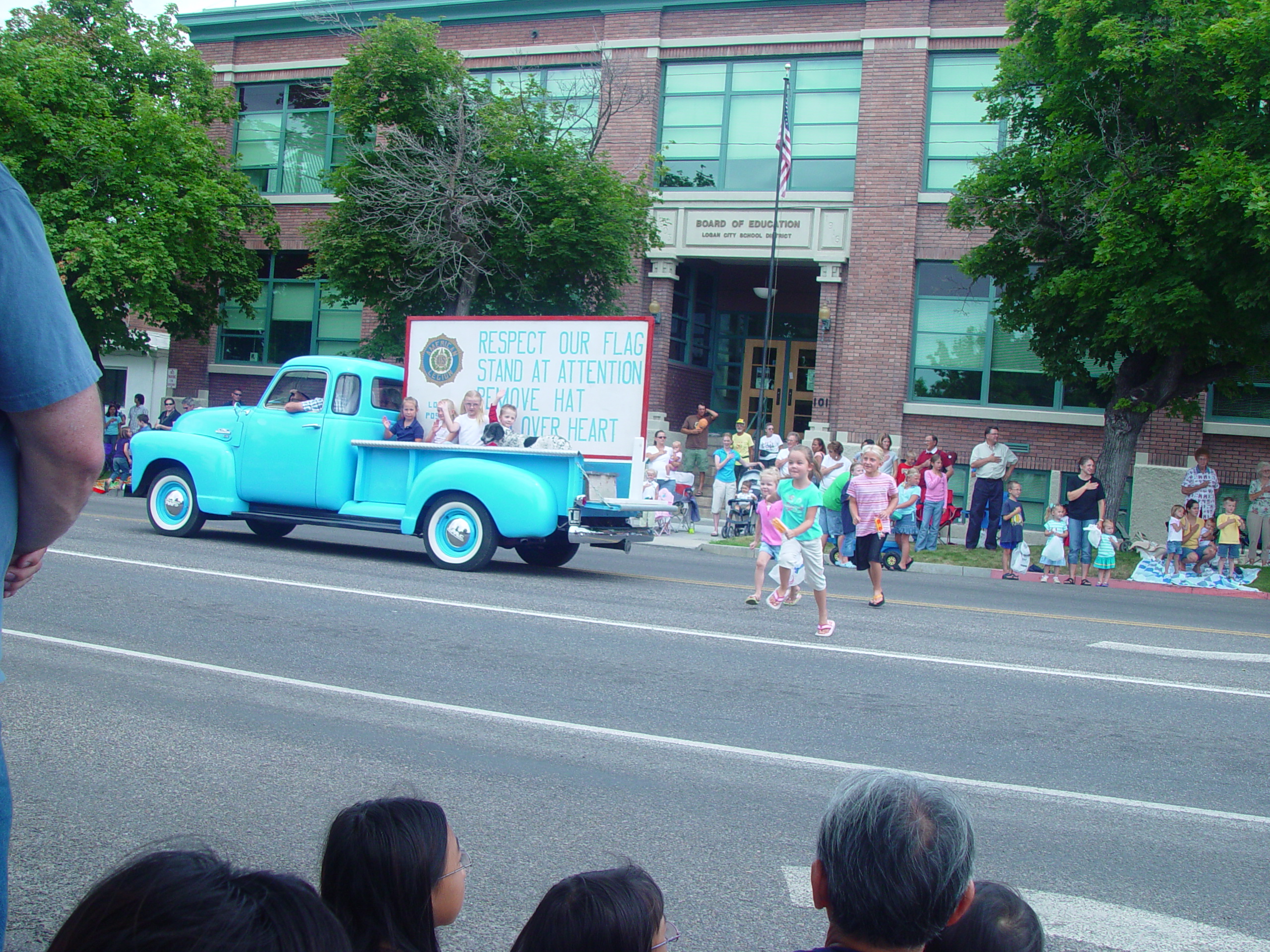 Pioneer Day Parade (Logan, Utah), Ballam Party (Mentos / Diet Coke Experiment), Fireworks, Grandpa Israelsen