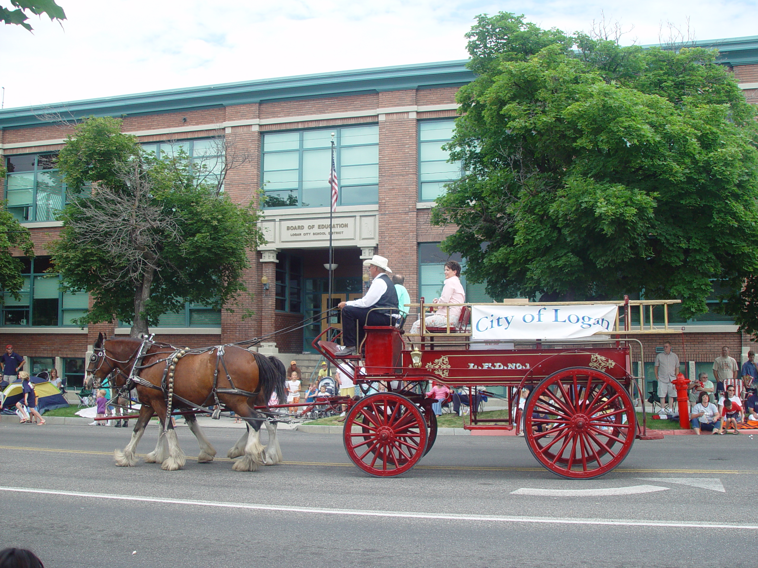 Pioneer Day Parade (Logan, Utah), Ballam Party (Mentos / Diet Coke Experiment), Fireworks, Grandpa Israelsen