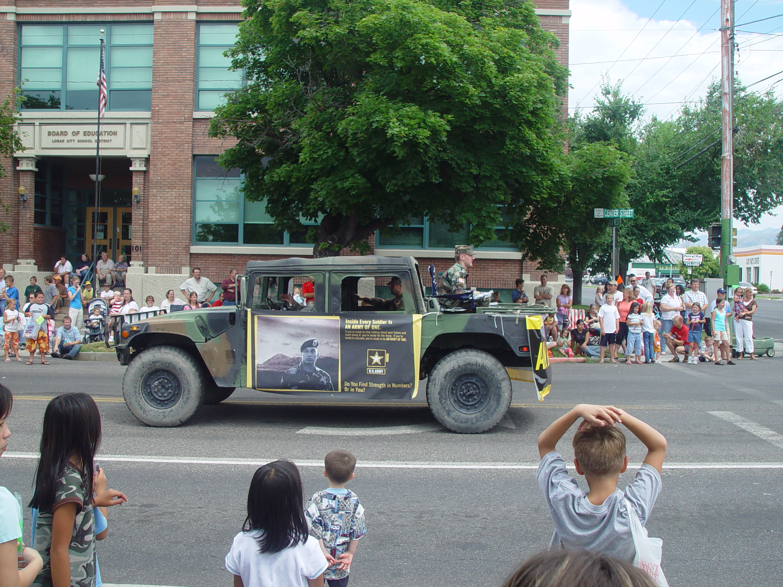 Pioneer Day Parade (Logan, Utah), Ballam Party (Mentos / Diet Coke Experiment), Fireworks, Grandpa Israelsen