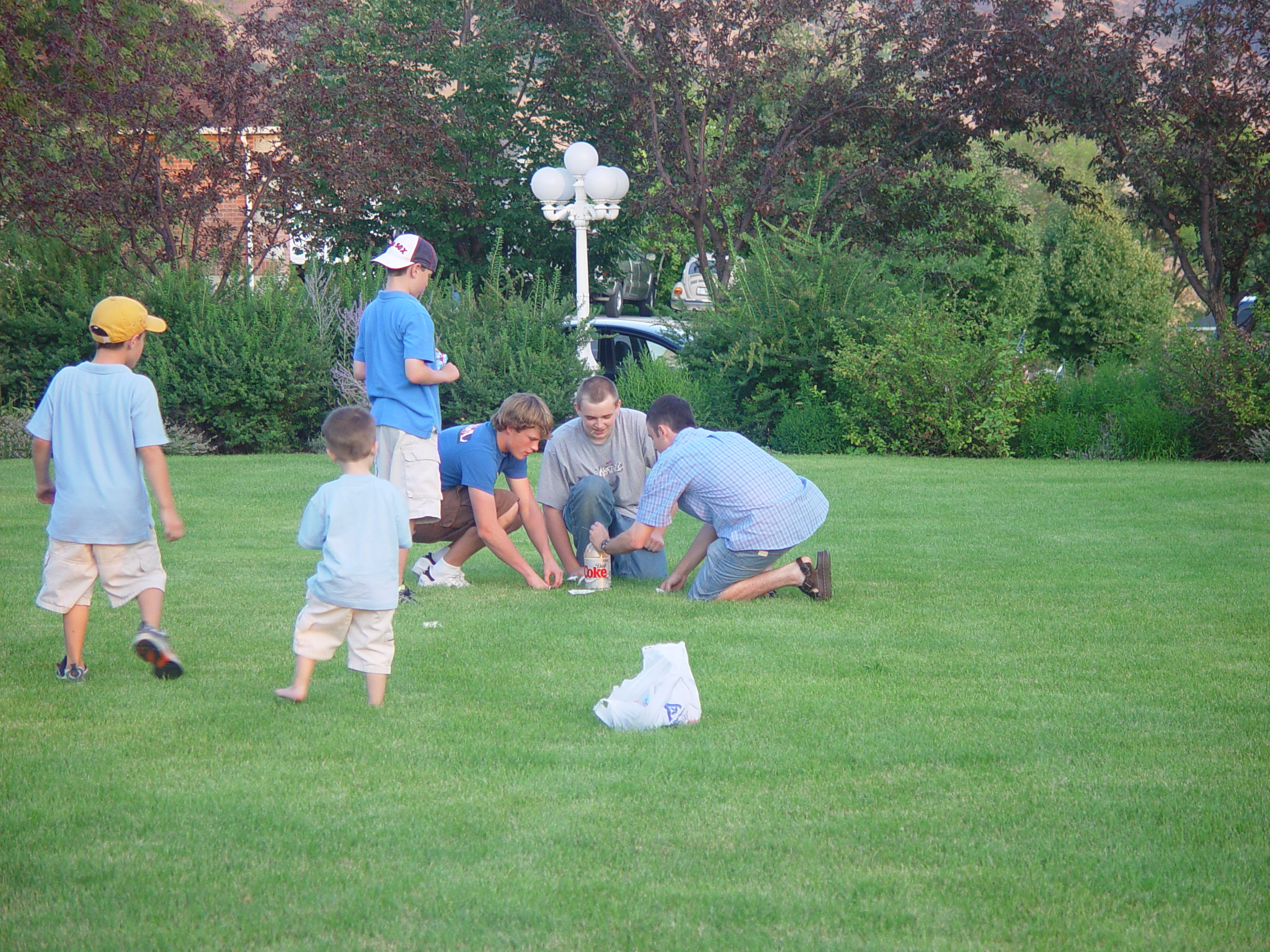 Pioneer Day Parade (Logan, Utah), Ballam Party (Mentos / Diet Coke Experiment), Fireworks, Grandpa Israelsen