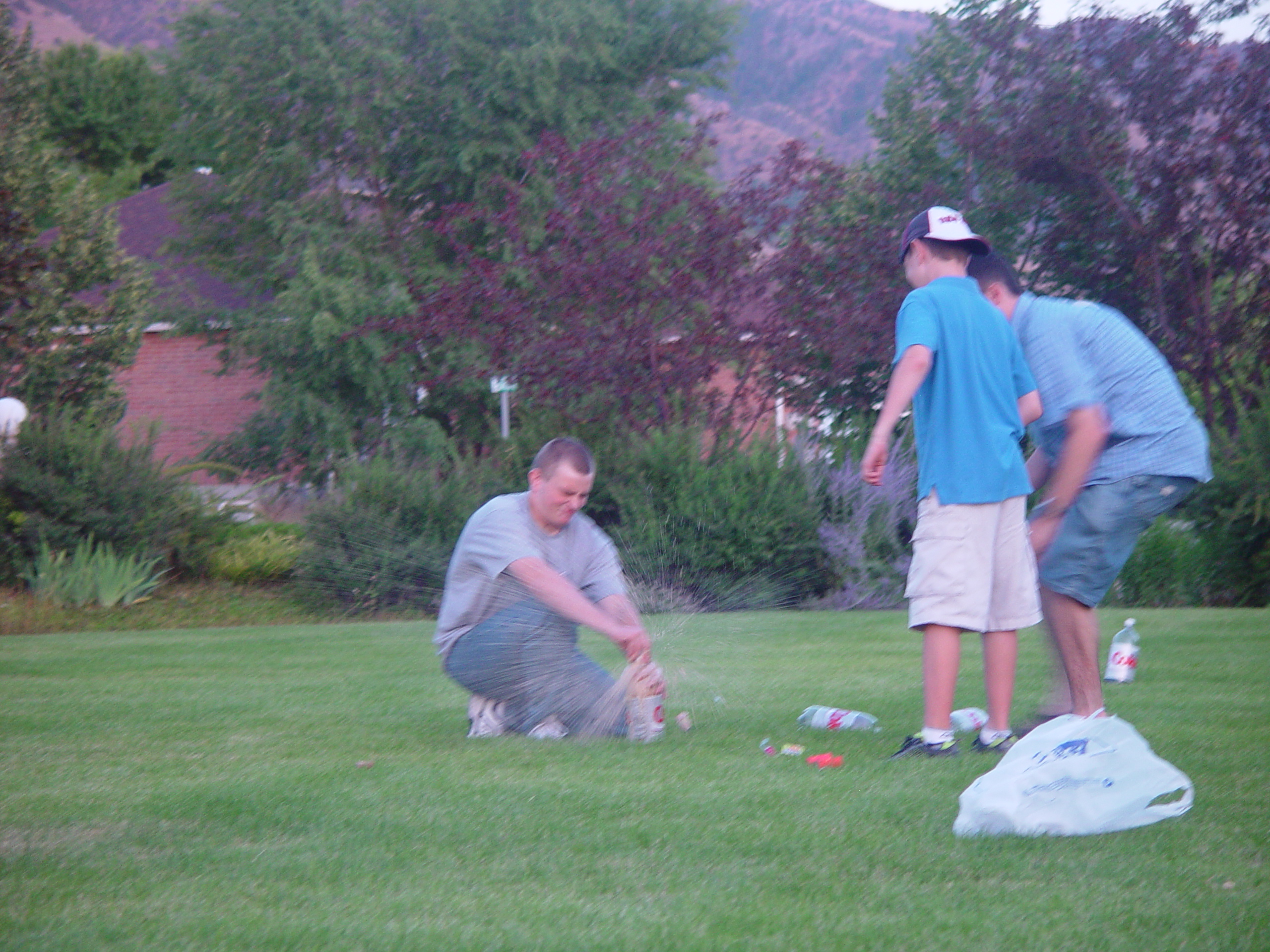 Pioneer Day Parade (Logan, Utah), Ballam Party (Mentos / Diet Coke Experiment), Fireworks, Grandpa Israelsen