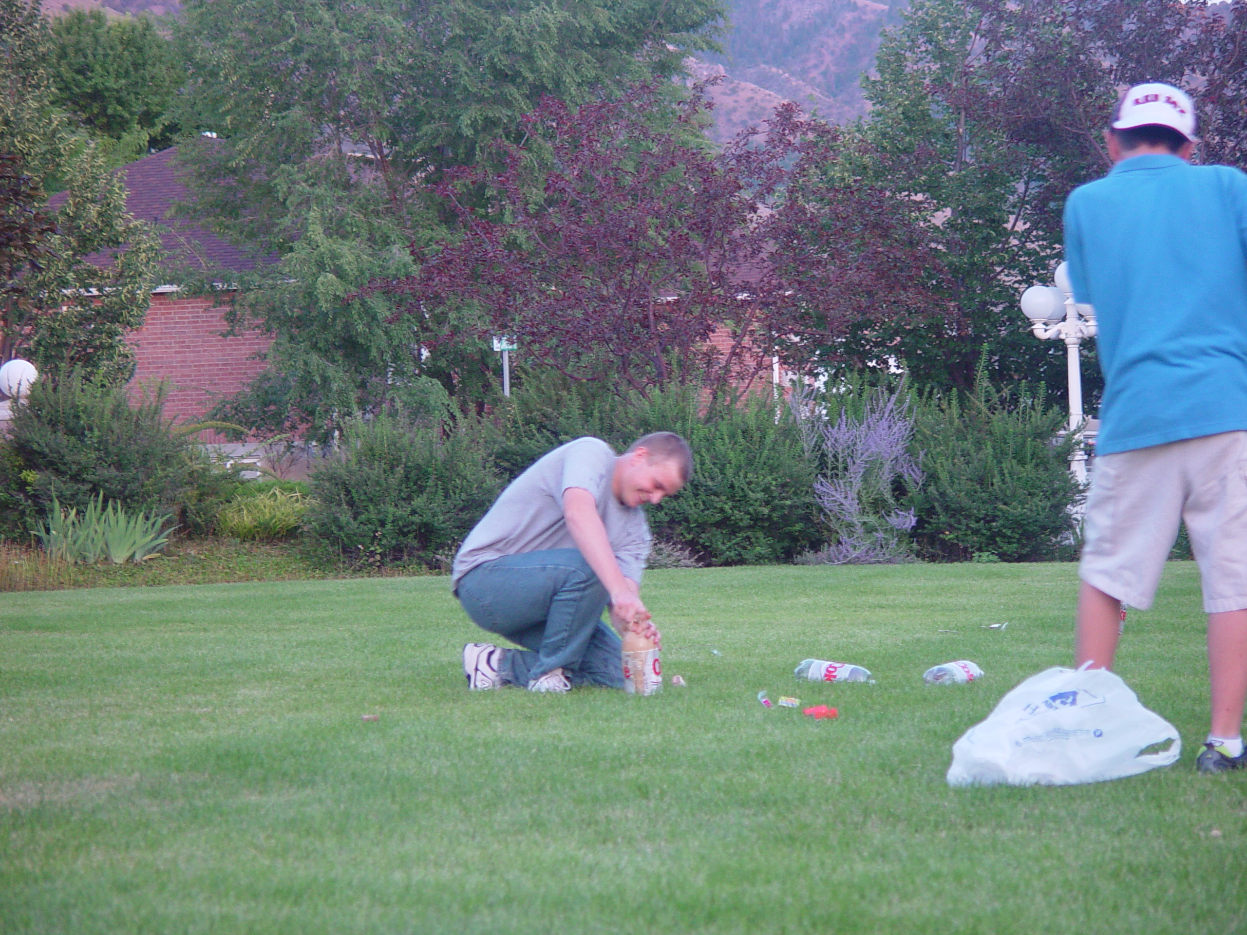 Pioneer Day Parade (Logan, Utah), Ballam Party (Mentos / Diet Coke Experiment), Fireworks, Grandpa Israelsen