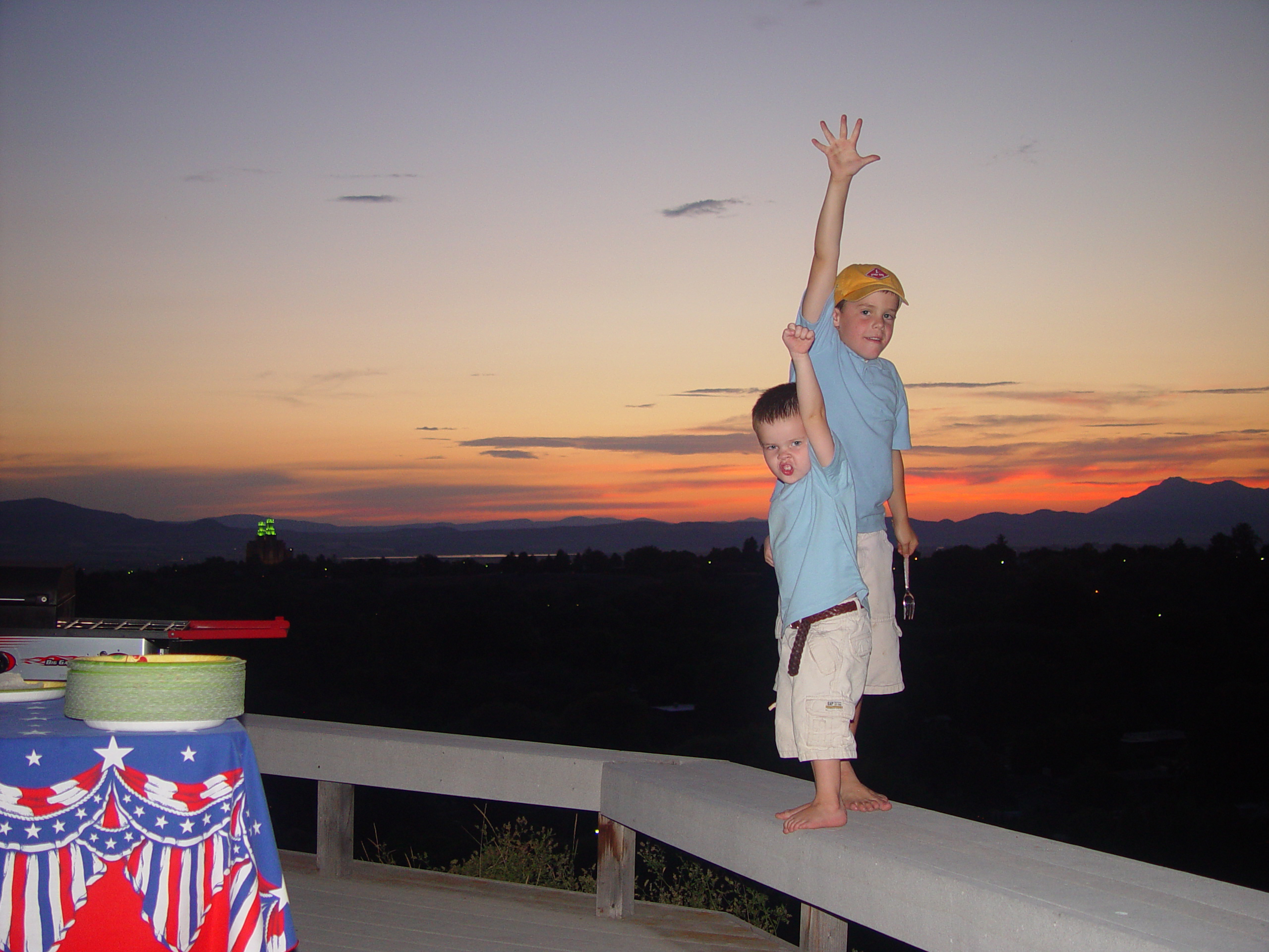 Pioneer Day Parade (Logan, Utah), Ballam Party (Mentos / Diet Coke Experiment), Fireworks, Grandpa Israelsen