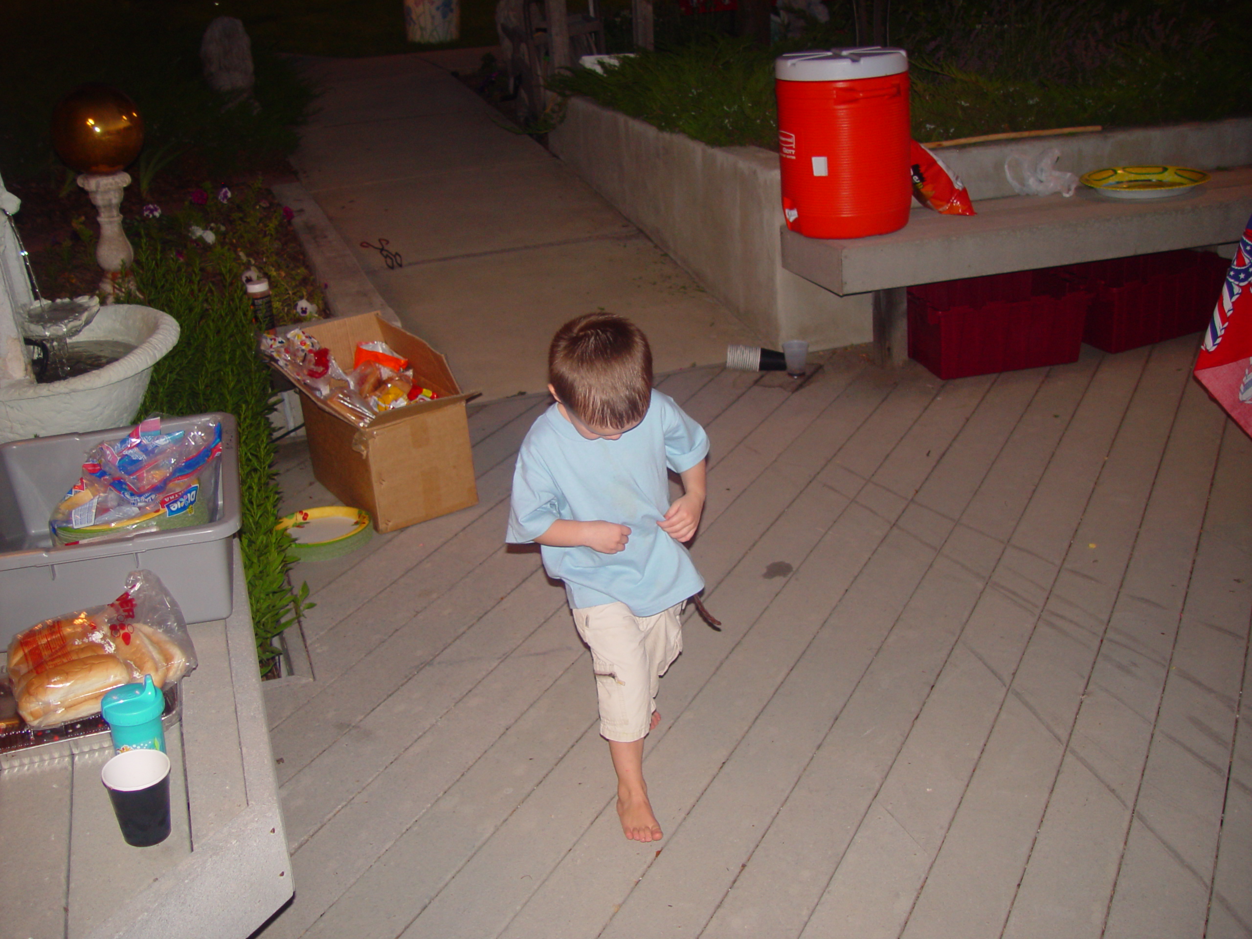 Pioneer Day Parade (Logan, Utah), Ballam Party (Mentos / Diet Coke Experiment), Fireworks, Grandpa Israelsen