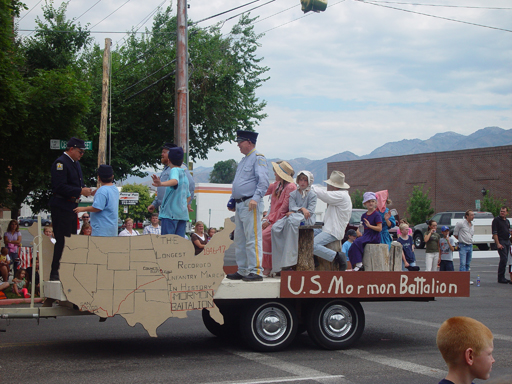 Pioneer Day Parade (Logan, Utah), Ballam Party (Mentos / Diet Coke Experiment), Fireworks, Grandpa Israelsen