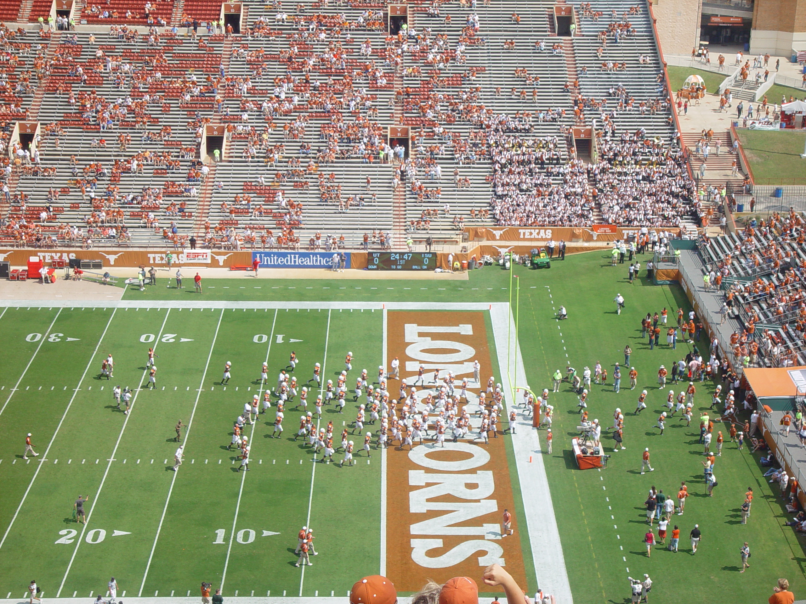 Joy School, Austin Bats (Congress Avenue Bridge), Football - #7 Texas Longhorns Destroy Iowa State 37-14