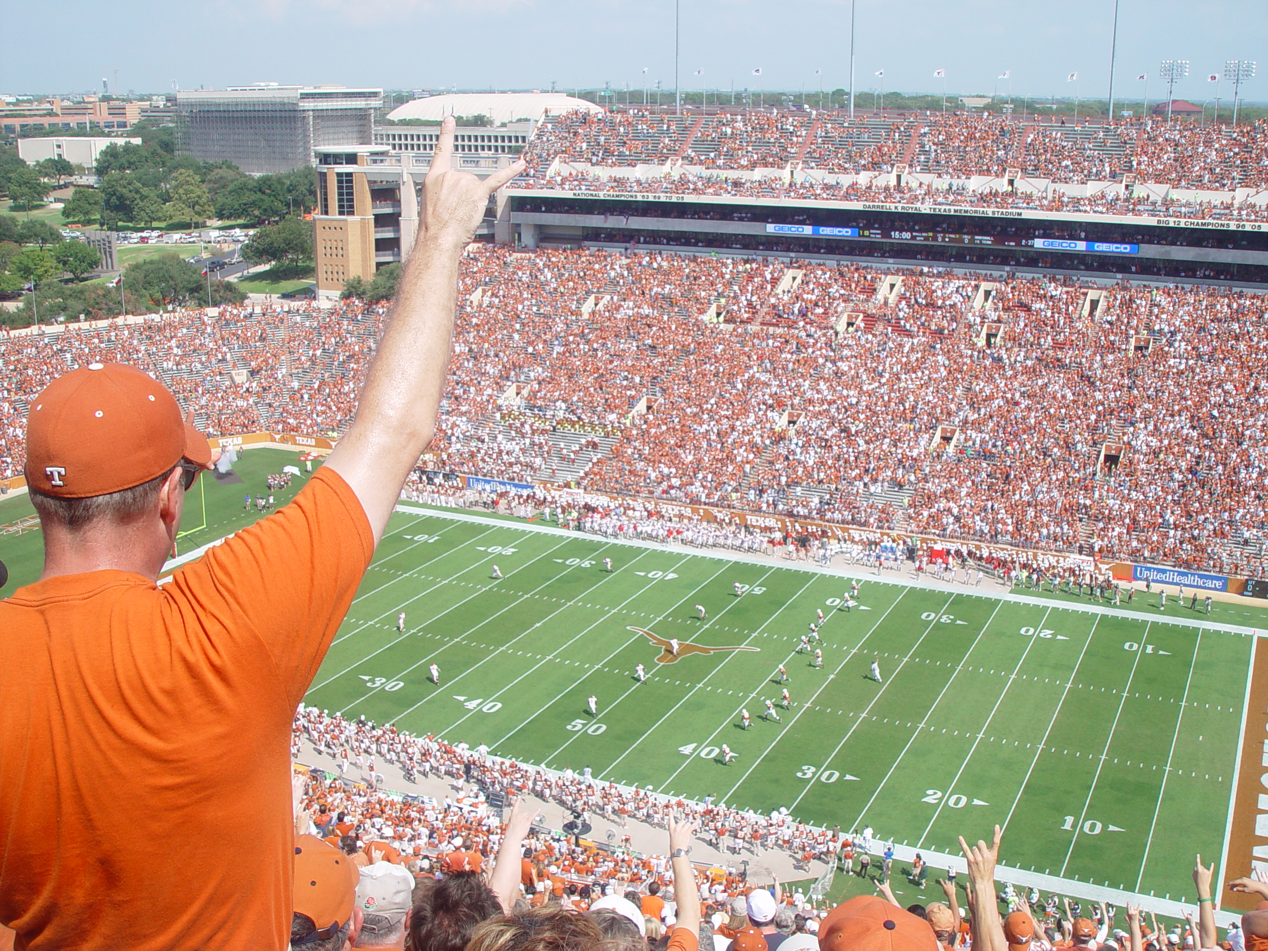 Joy School, Austin Bats (Congress Avenue Bridge), Football - #7 Texas Longhorns Destroy Iowa State 37-14