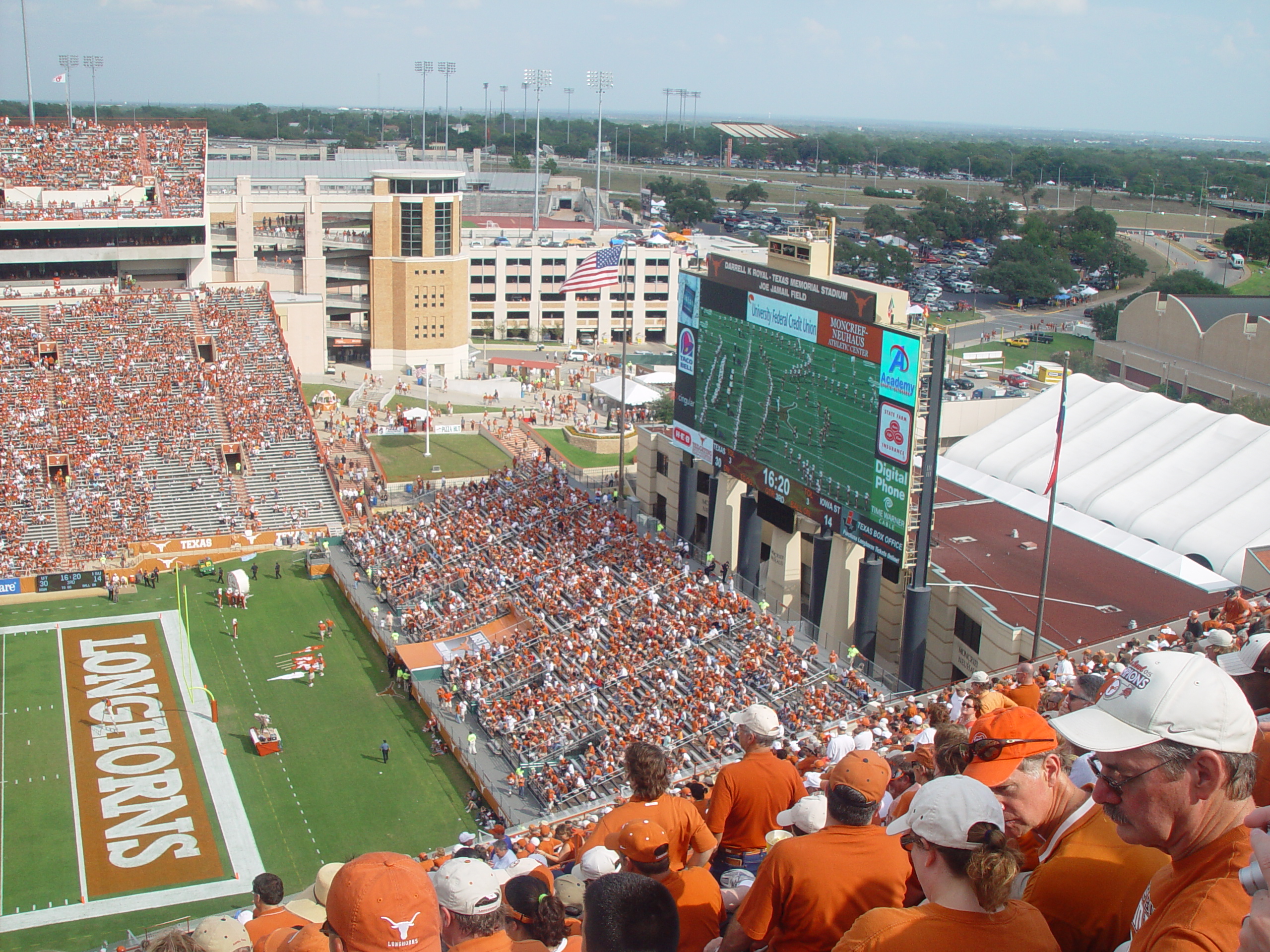 Joy School, Austin Bats (Congress Avenue Bridge), Football - #7 Texas Longhorns Destroy Iowa State 37-14