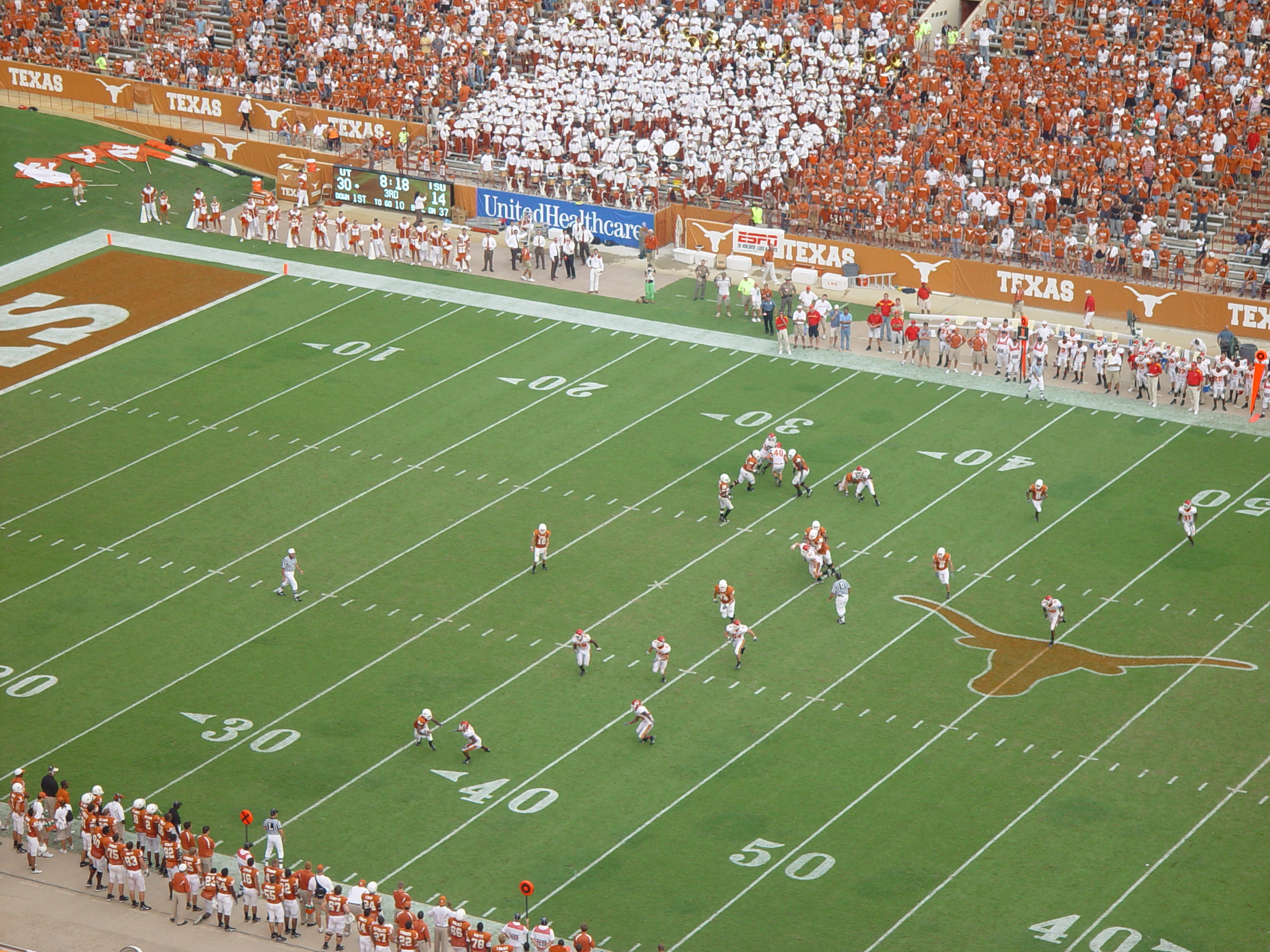 Joy School, Austin Bats (Congress Avenue Bridge), Football - #7 Texas Longhorns Destroy Iowa State 37-14
