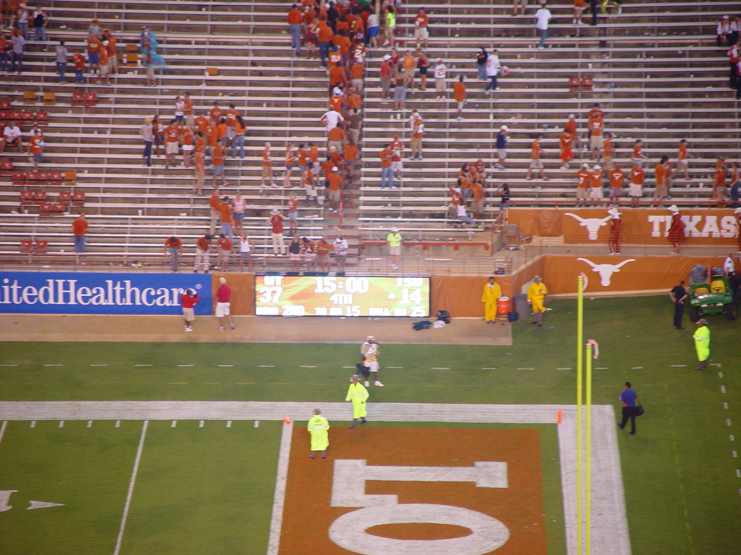 Joy School, Austin Bats (Congress Avenue Bridge), Football - #7 Texas Longhorns Destroy Iowa State 37-14