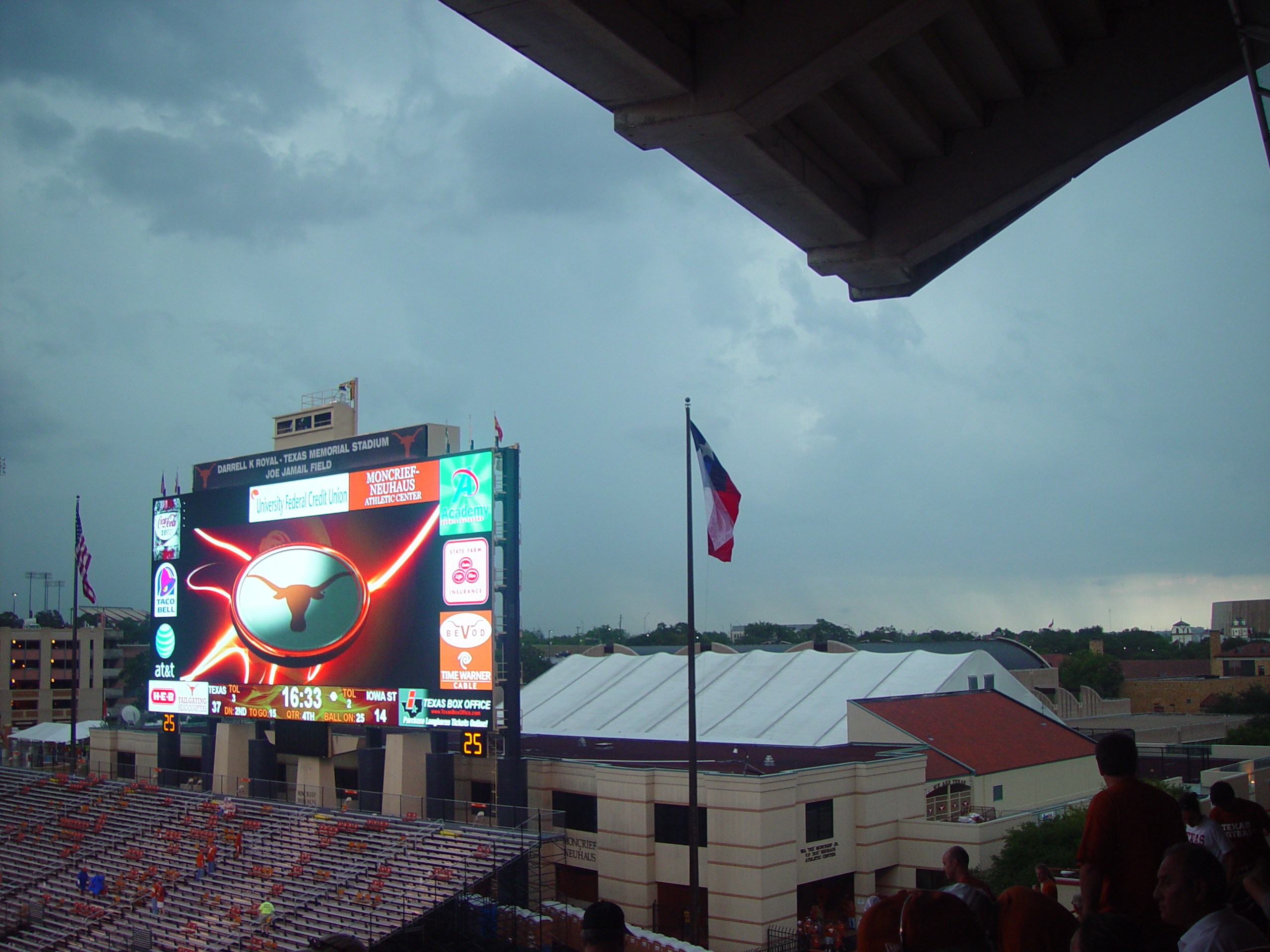 Joy School, Austin Bats (Congress Avenue Bridge), Football - #7 Texas Longhorns Destroy Iowa State 37-14