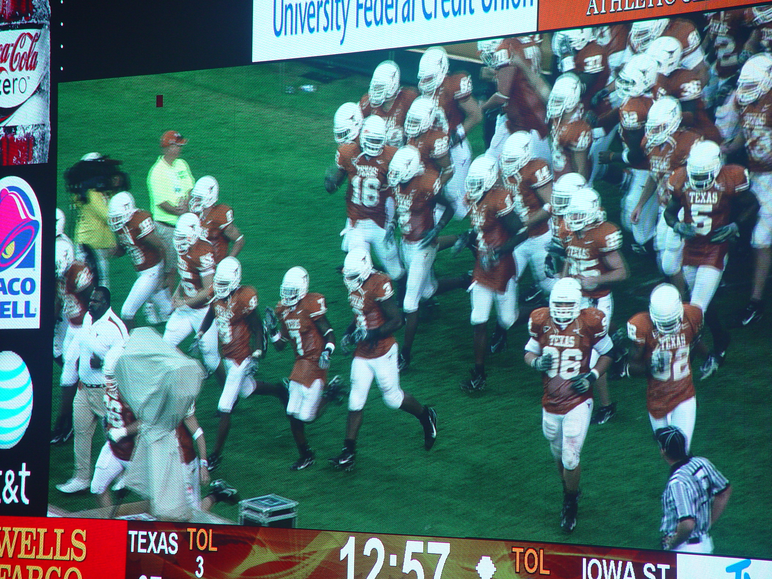 Joy School, Austin Bats (Congress Avenue Bridge), Football - #7 Texas Longhorns Destroy Iowa State 37-14