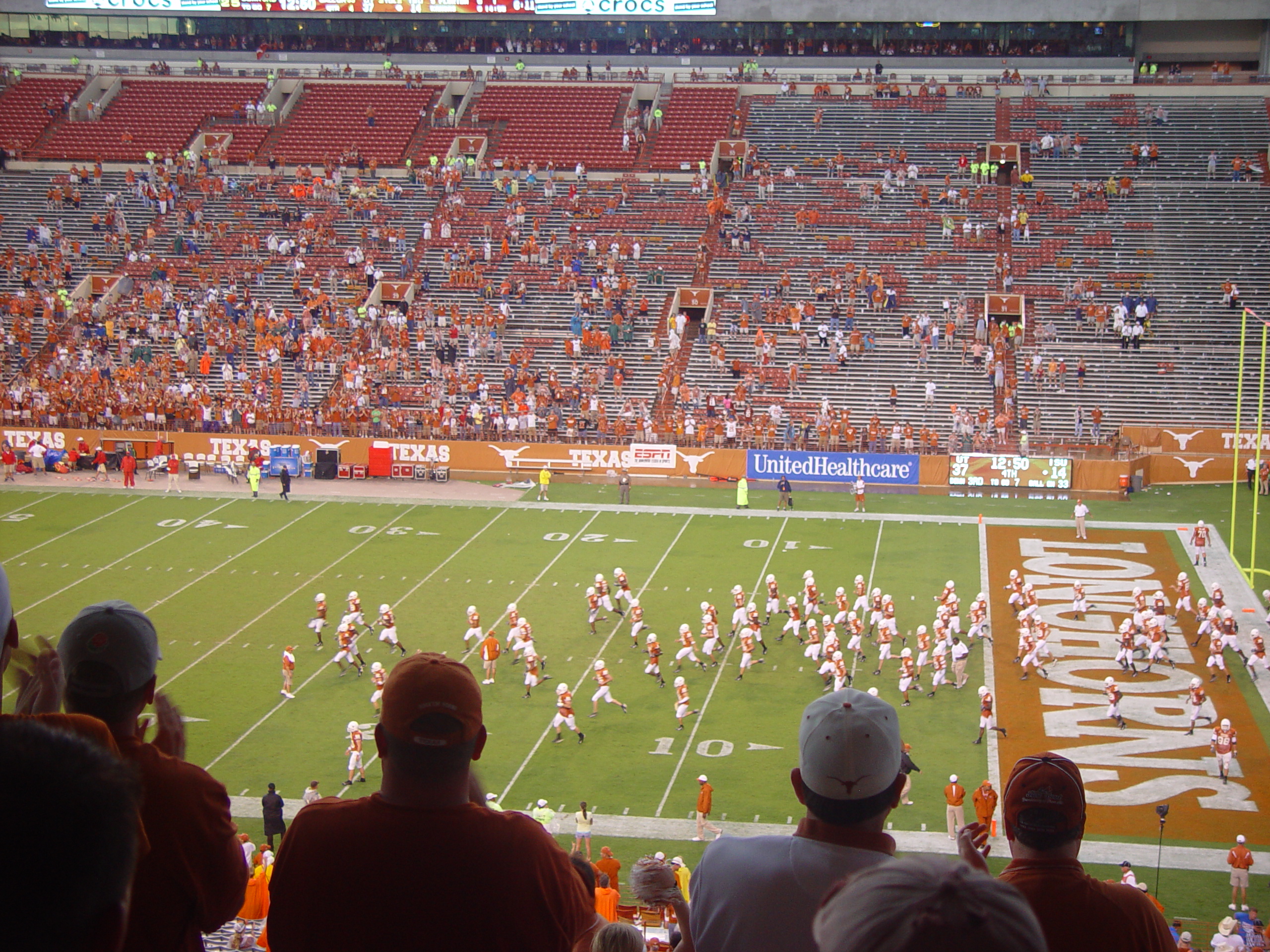 Joy School, Austin Bats (Congress Avenue Bridge), Football - #7 Texas Longhorns Destroy Iowa State 37-14